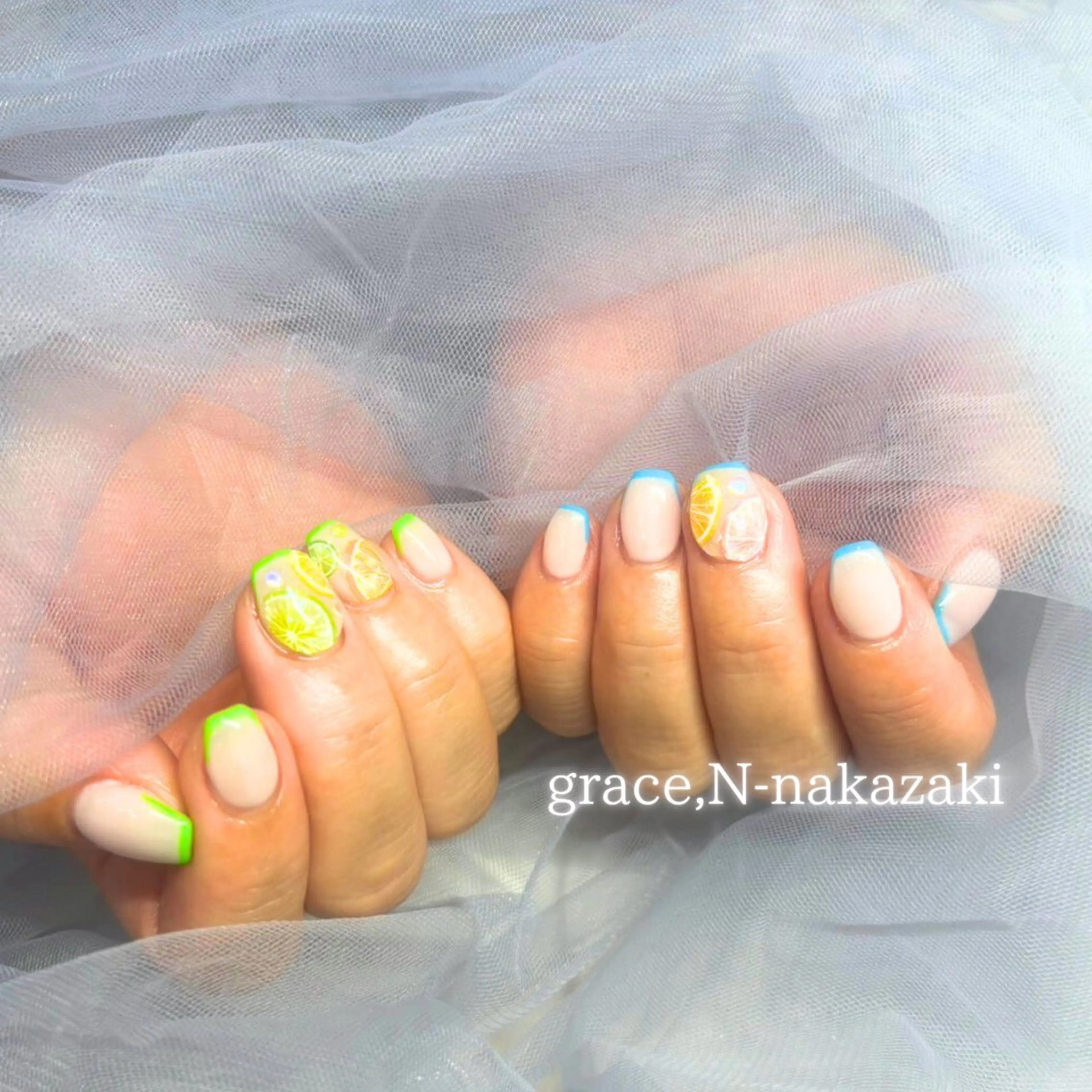 ネイル フレンチネイル grace,N-nakazaki所属・grace,N 2男性NGのネイルデザイン