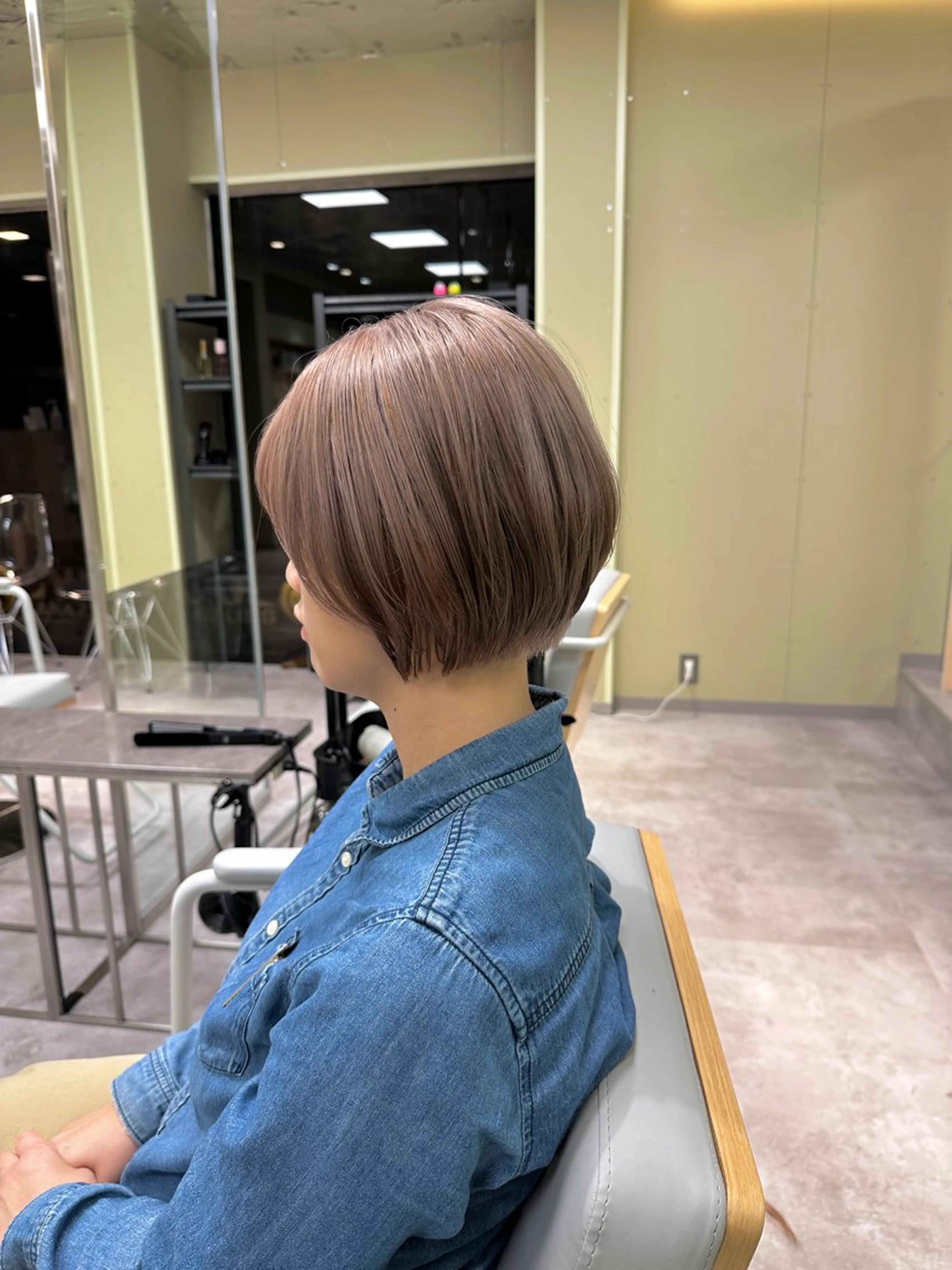 ショート ボブ/ぱつっとボブ/ 谷口 海星のヘアスタイル