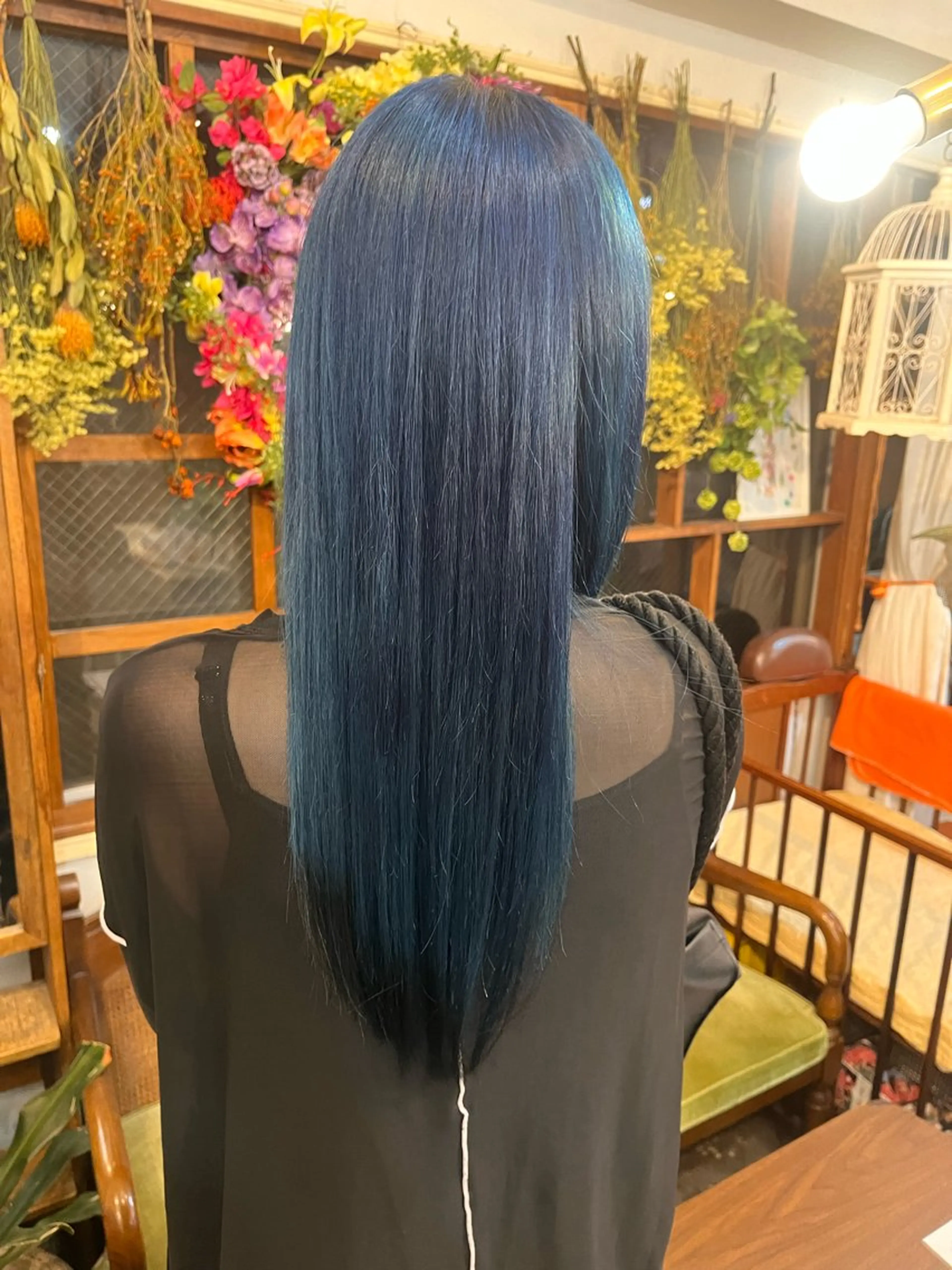 ロング カラー デザインカラー ダブルカラー HAIR & MAKE orange所属・mary'sメリー /ニュアンスカラーのヘアスタイル