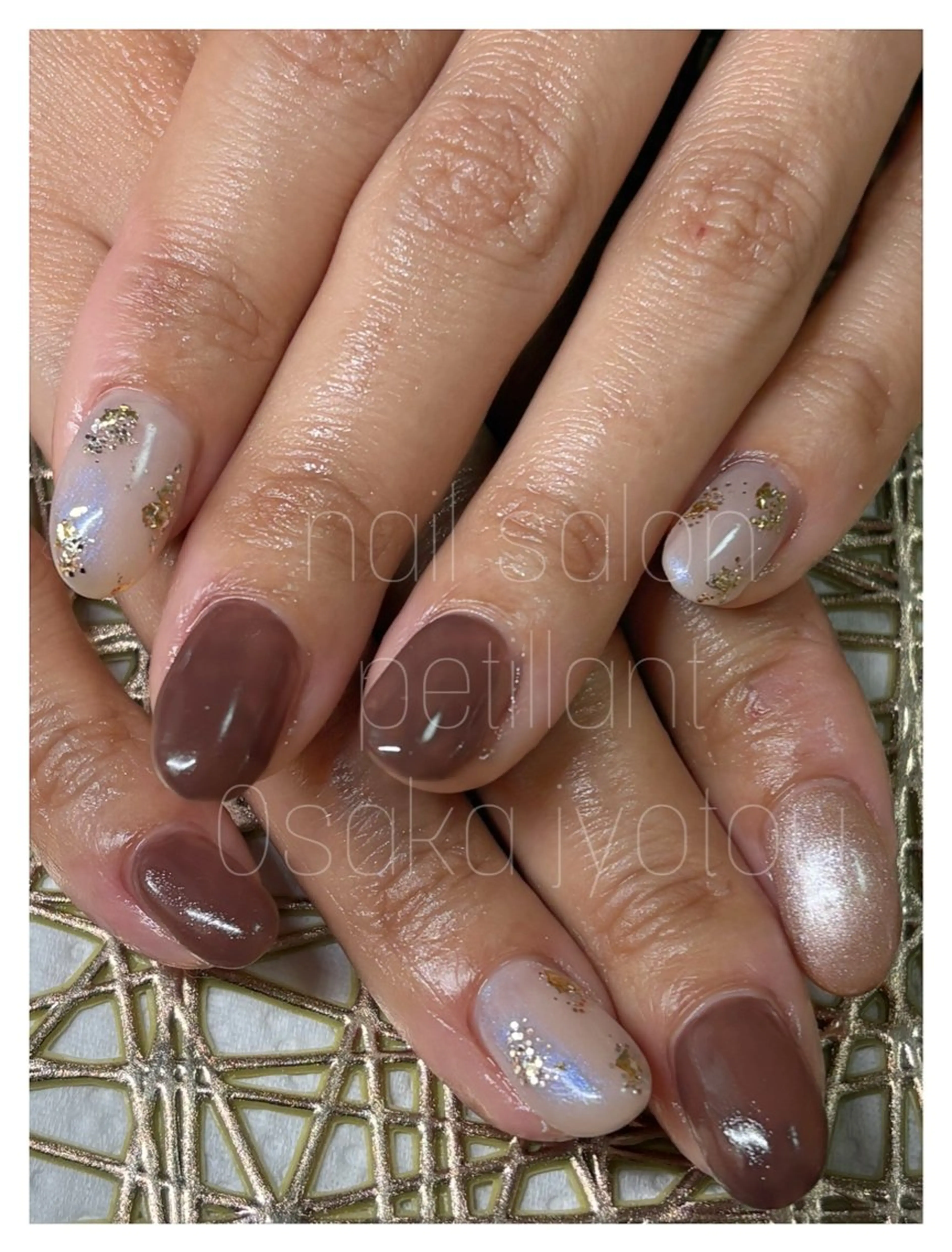 ネイル キラキラネイル シンプルネイル ハンドネイル ハンドケア petillant所属・nail salon petillantのネイルデザイン