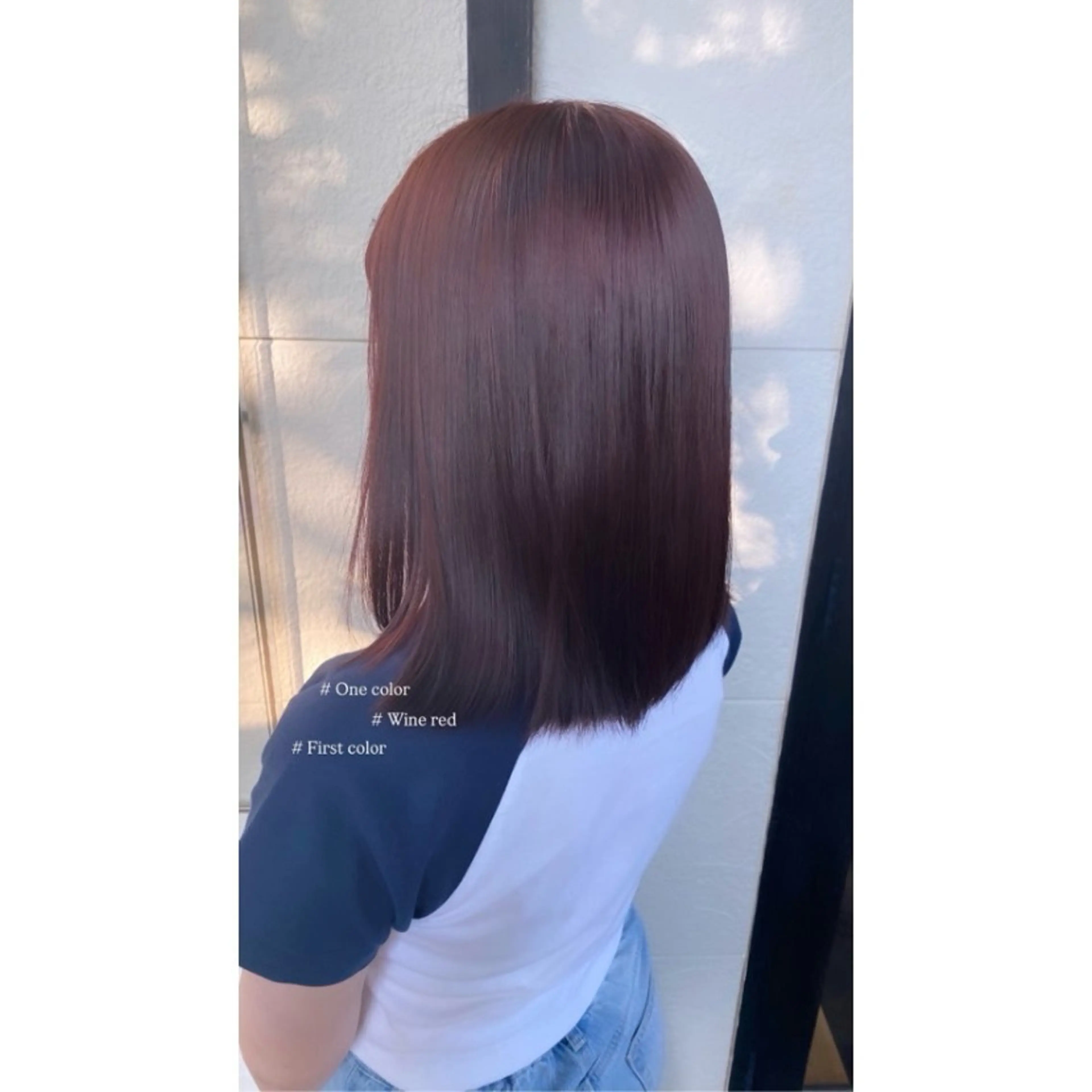 ミディアム カラー ヘアカラー 艶カラー/縮毛矯正 /豊川/ユキのヘアスタイル