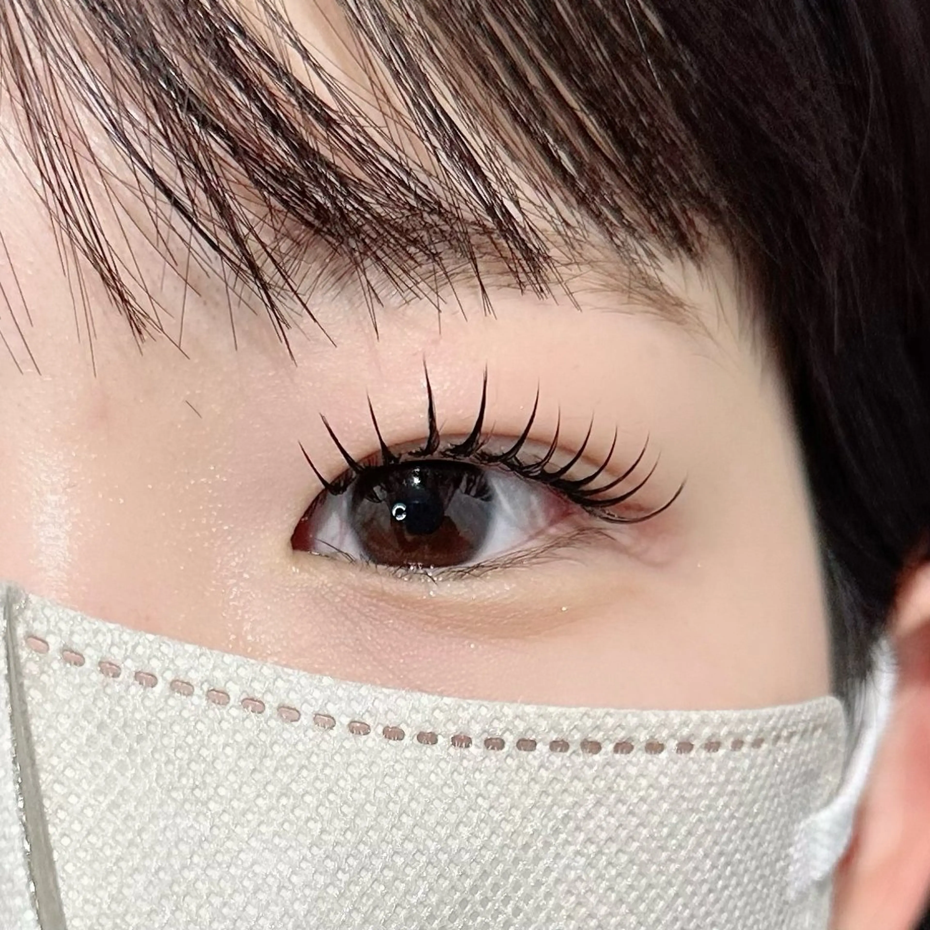 【アンドヘルシー】マツエク80本＋パーマ(オフ別途550円)の写真