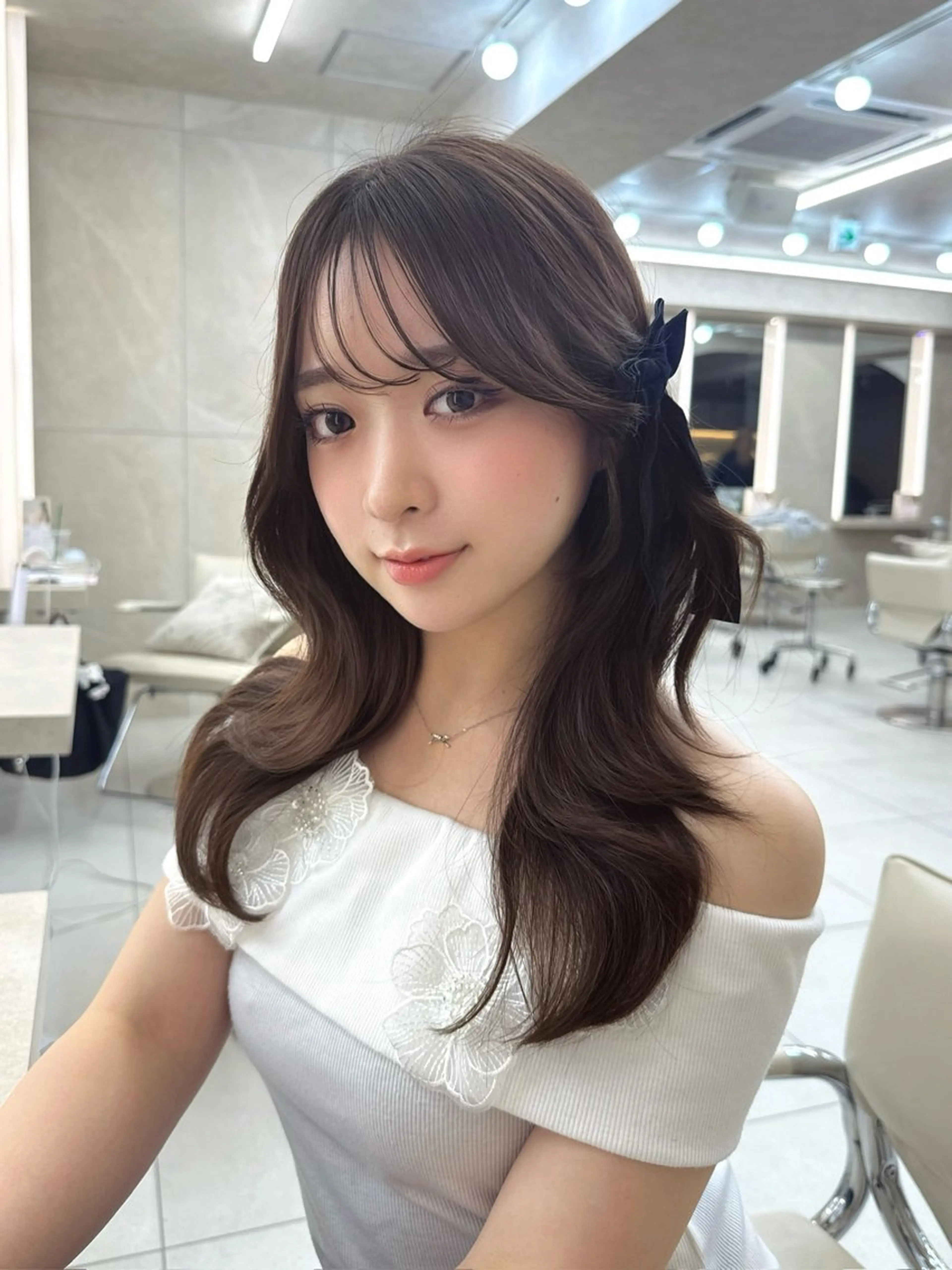 ロング 國藤 彩のヘアスタイル