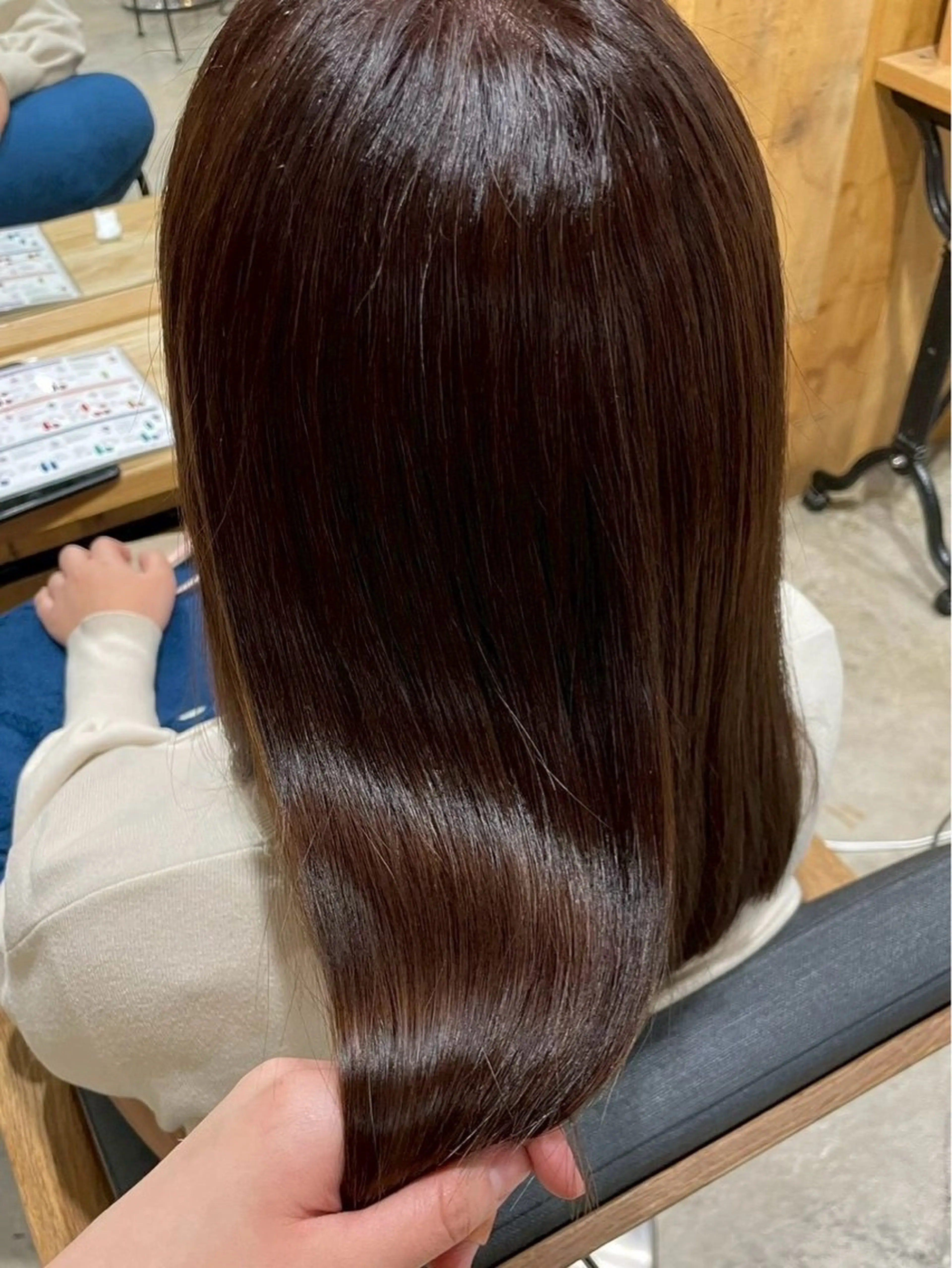 ロング ヘアカラー 暖色カラー🌺／ 髪質改善🌿／ゆうかのヘアスタイル
