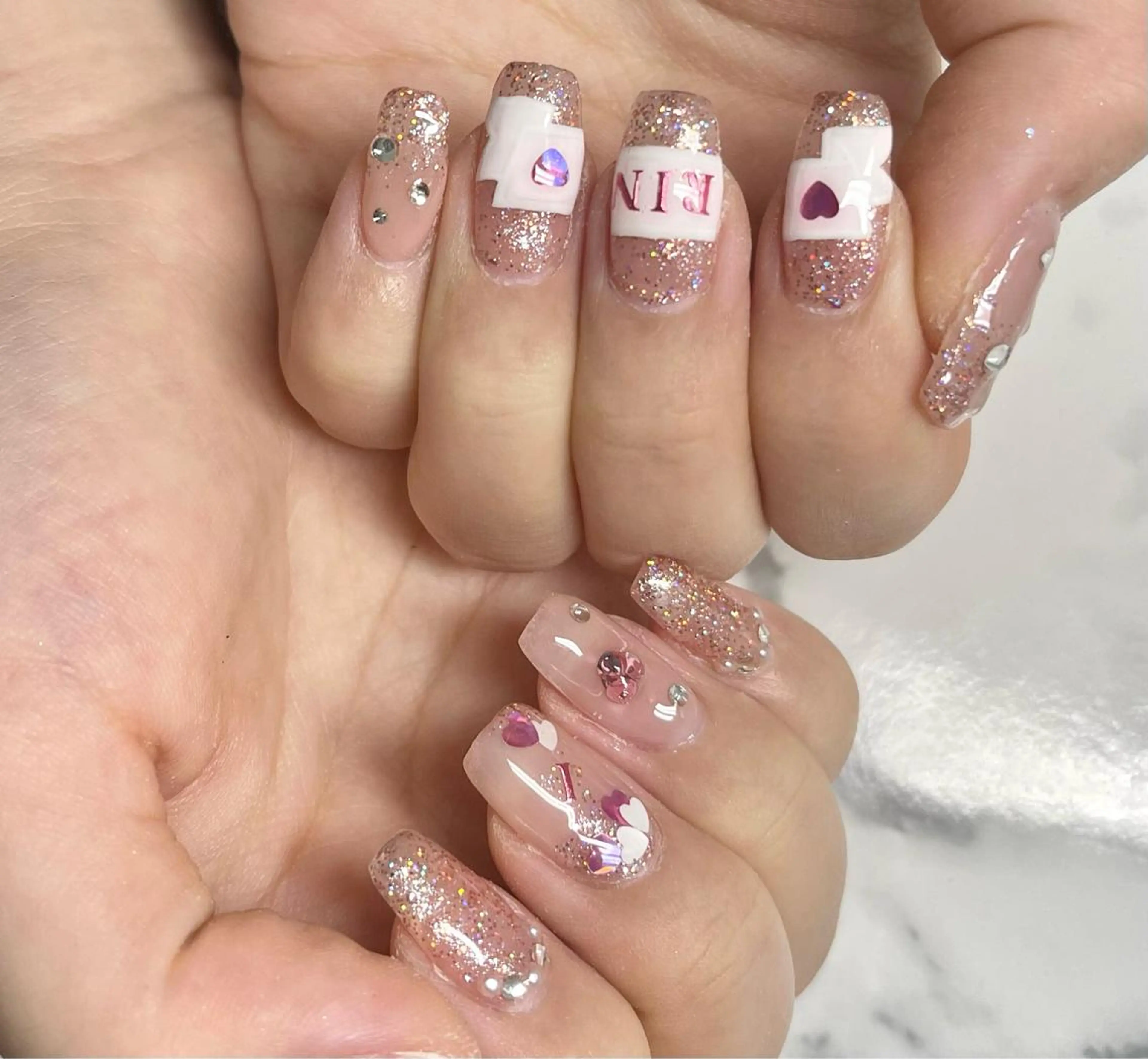 ネイル ジェルネイル 韓国ネイル ロングネイル ミラーネイル ニュアンスネイル ハンドネイル celica所属・松田 由真のネイルデザイン