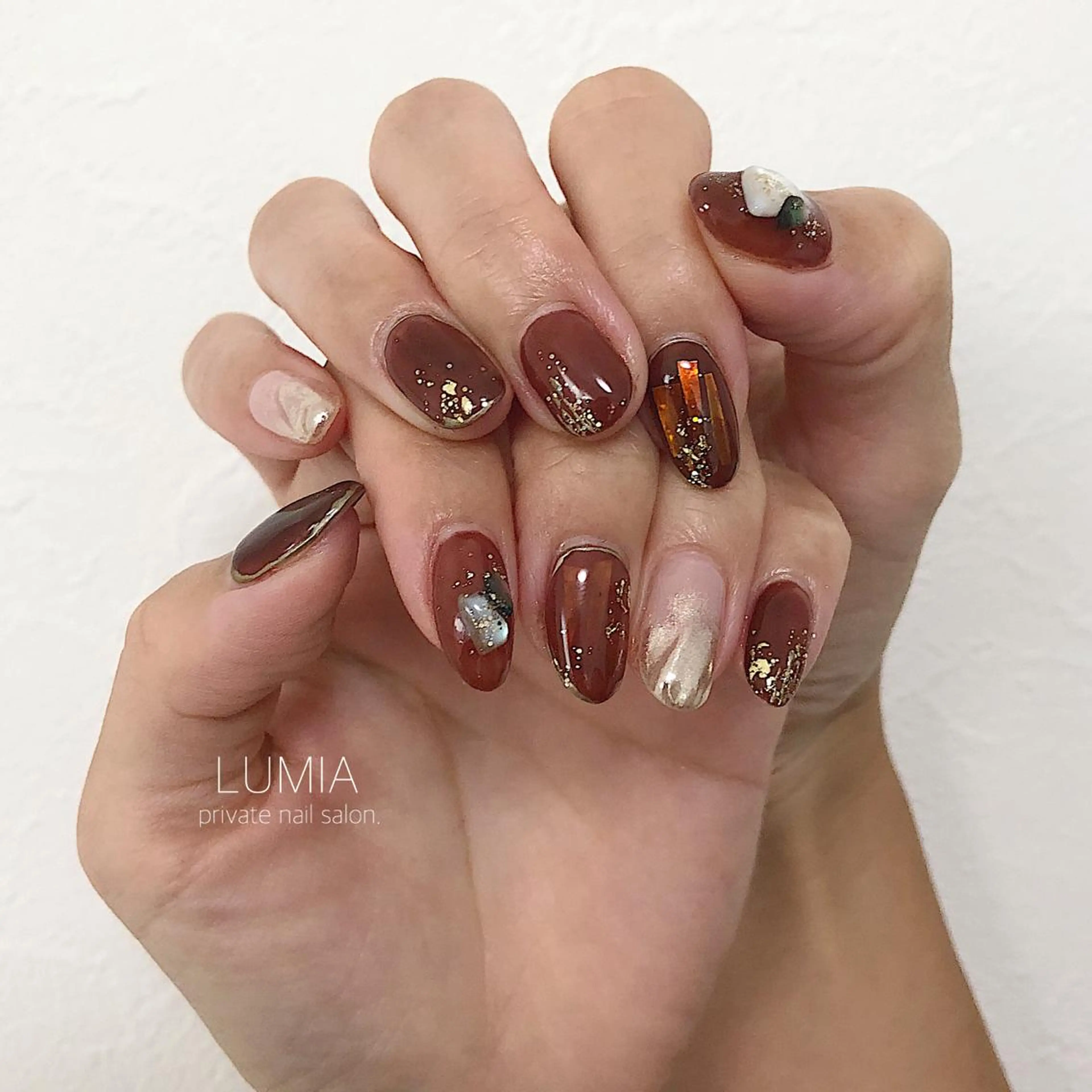 ネイル nail&eyelash Rine所属・Rine 放出 (リネ)のネイルデザイン