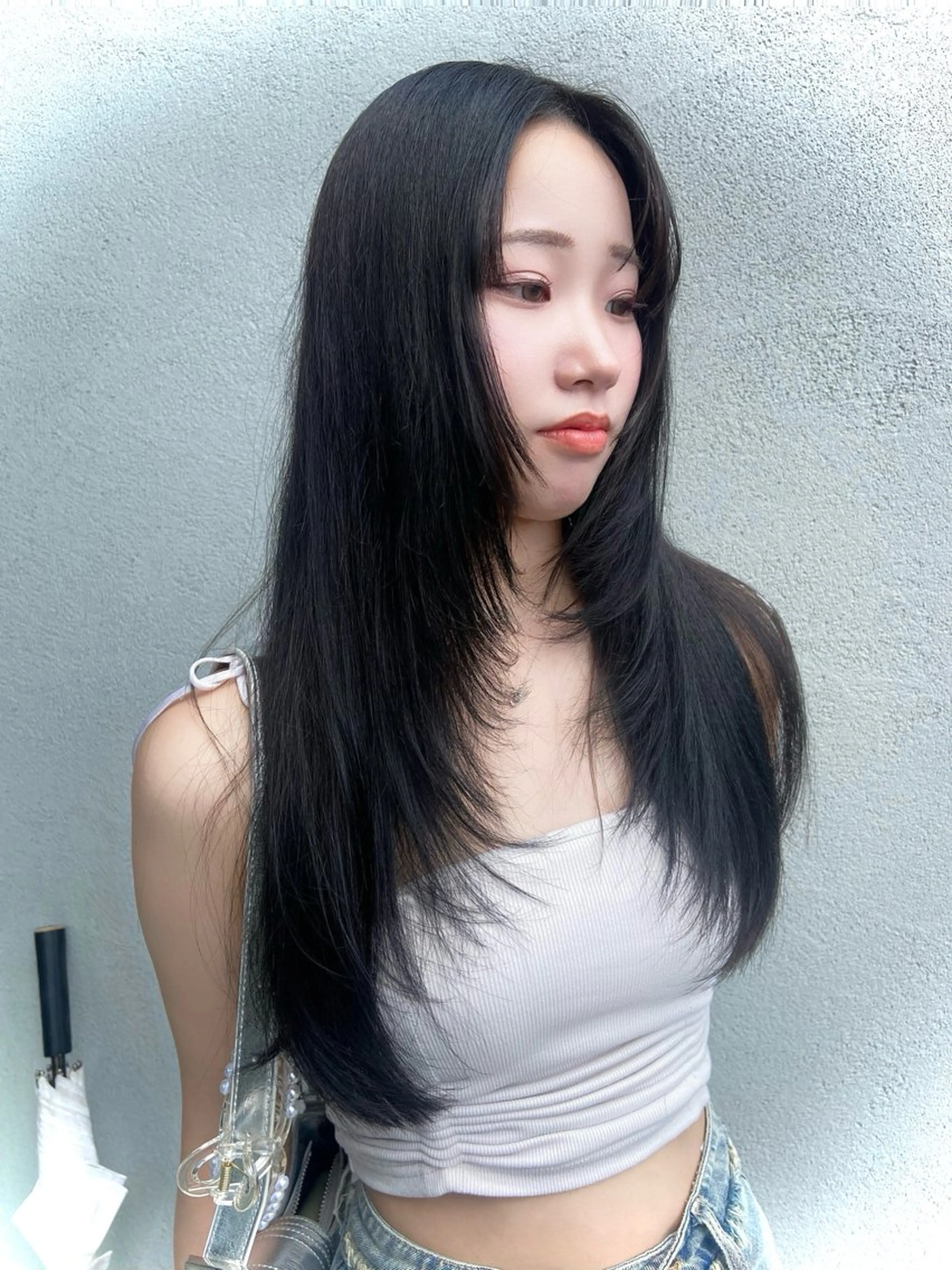 ロング カラー 韓国風ヘア ロング トリートメント SOYON nanamiのヘアスタイル