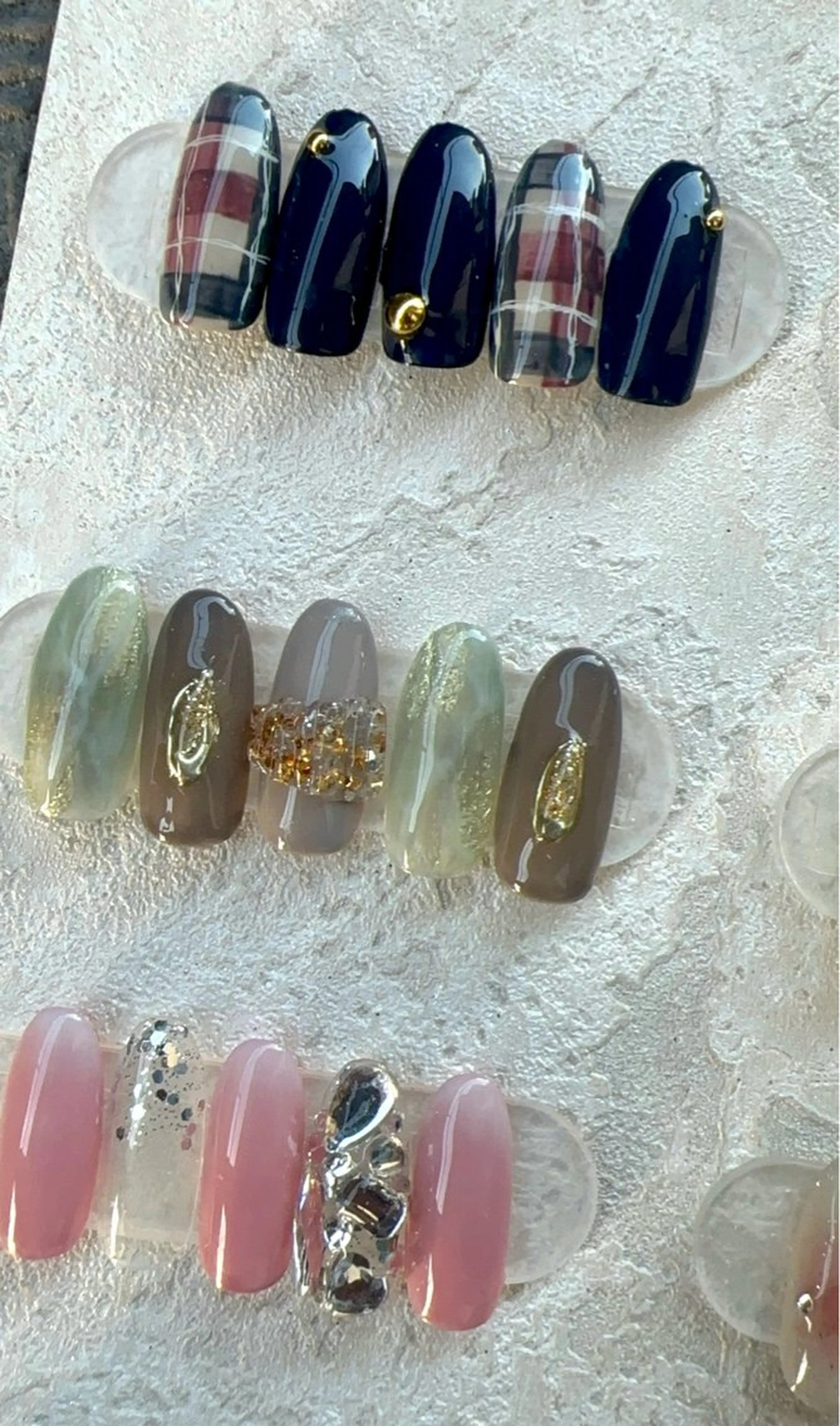 ネイル 大理石ネイル(マーブル) 春ネイル cres nail（スクールW内）所属・Sei｜京橋｜ Handモデル🩷のネイルデザイン