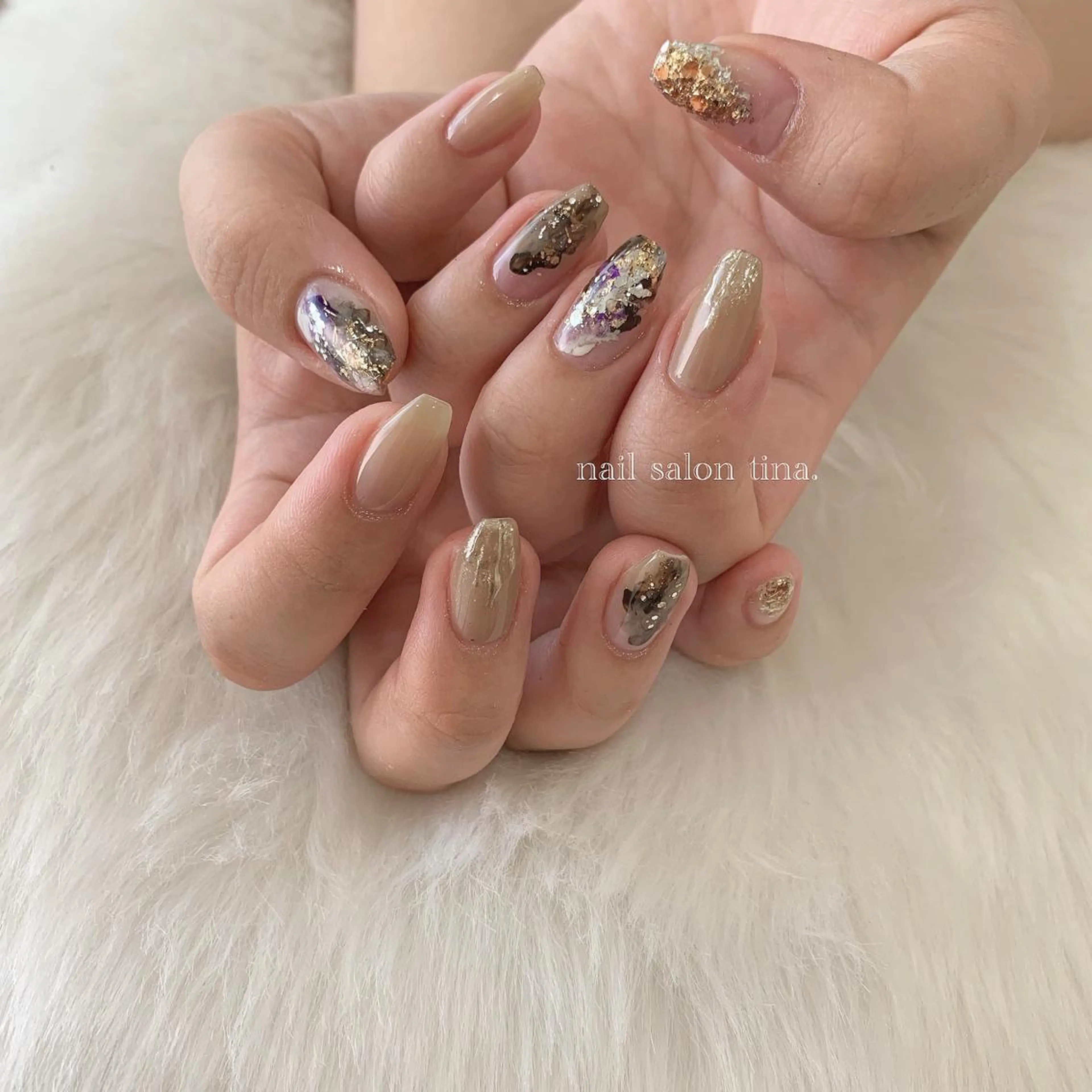 ネイル nail salon tina.所属・中山 はづきのネイルデザイン