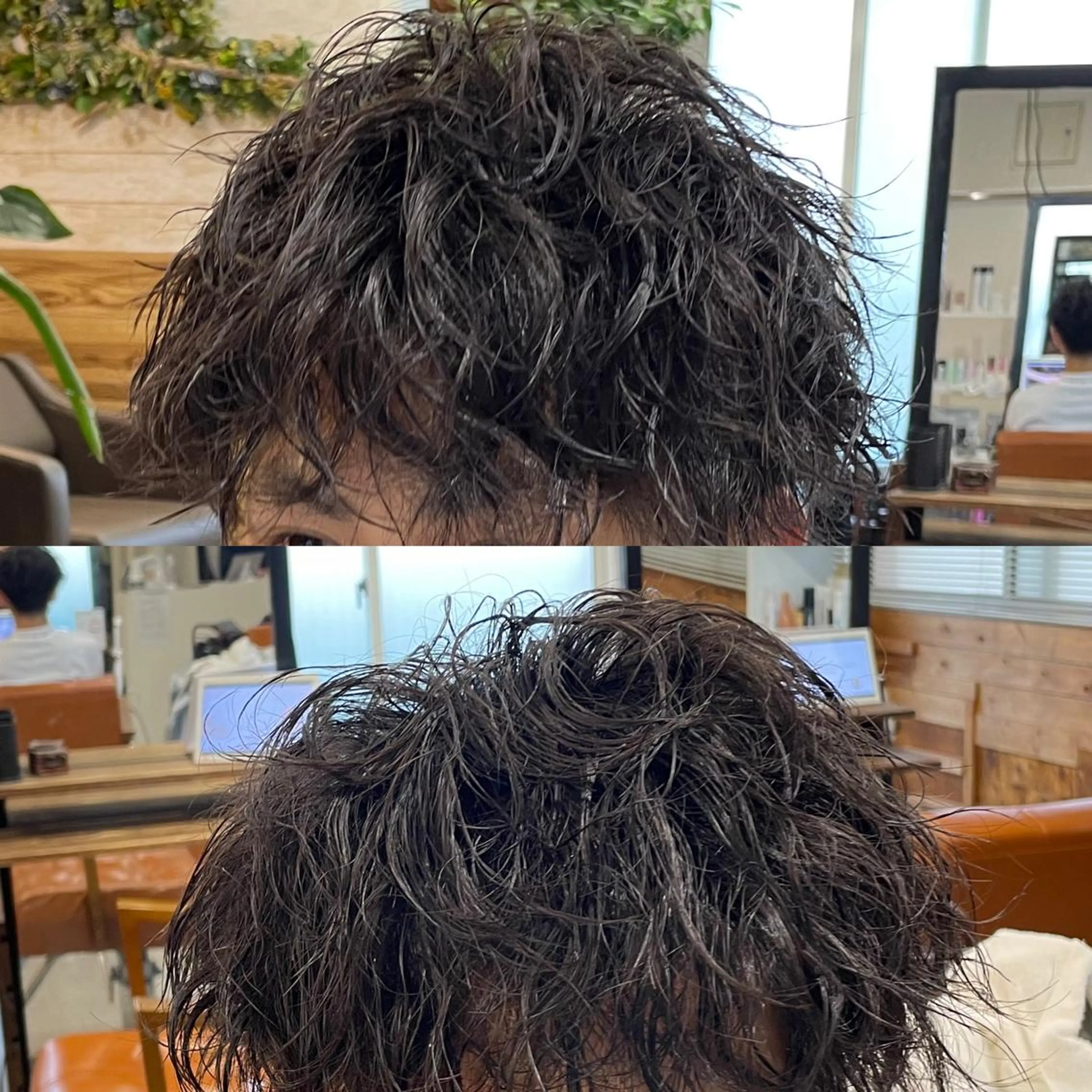 ショート メンズ マッシュ メンズパーマ 刈り上げ カット パーマ かんばら りょーいのヘアスタイル