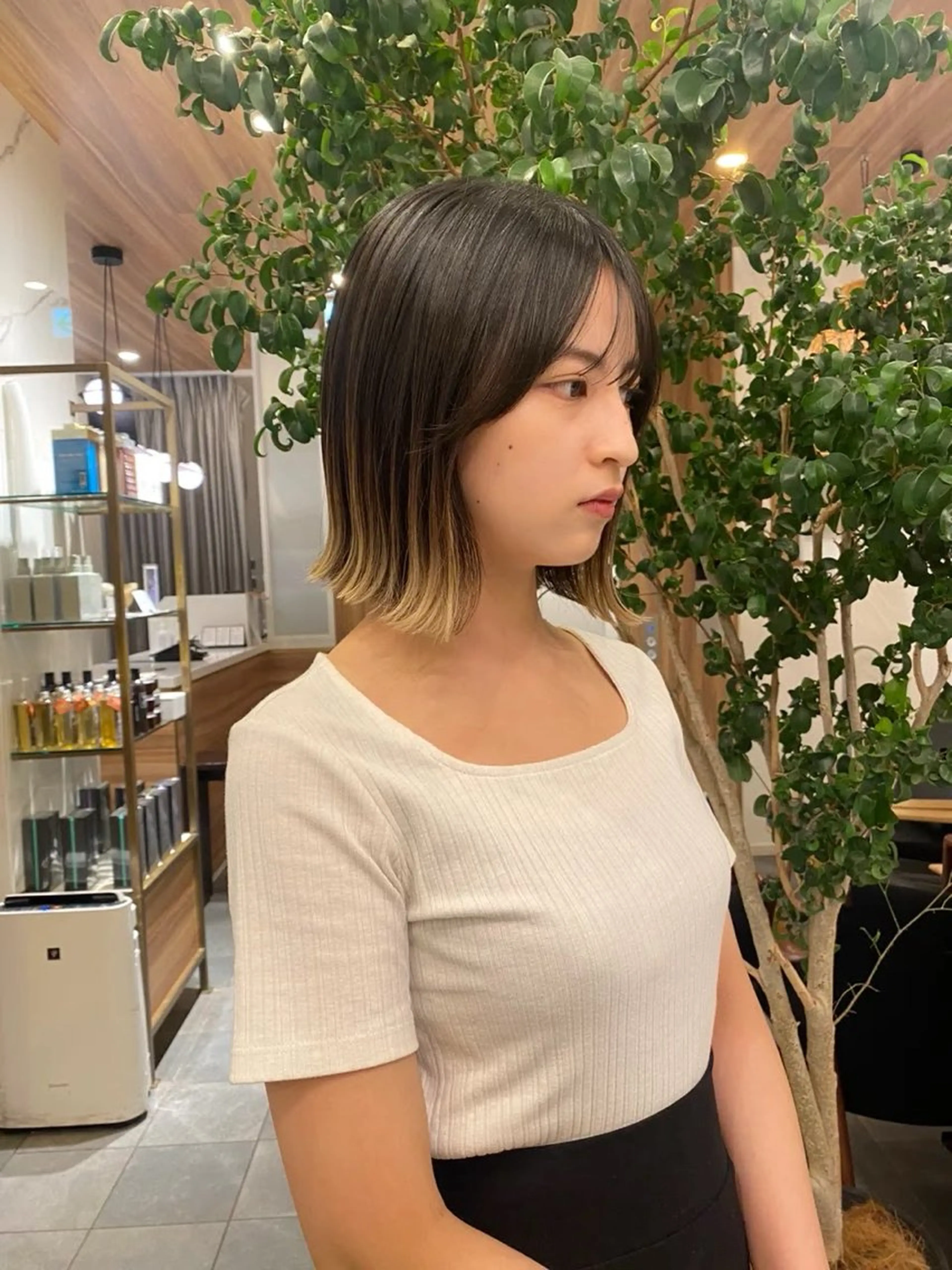 ショート カラー パーマ ボブ カット TYCHE GINZA所属・🍃服部 雅哉🍃銀座◎のヘアスタイル