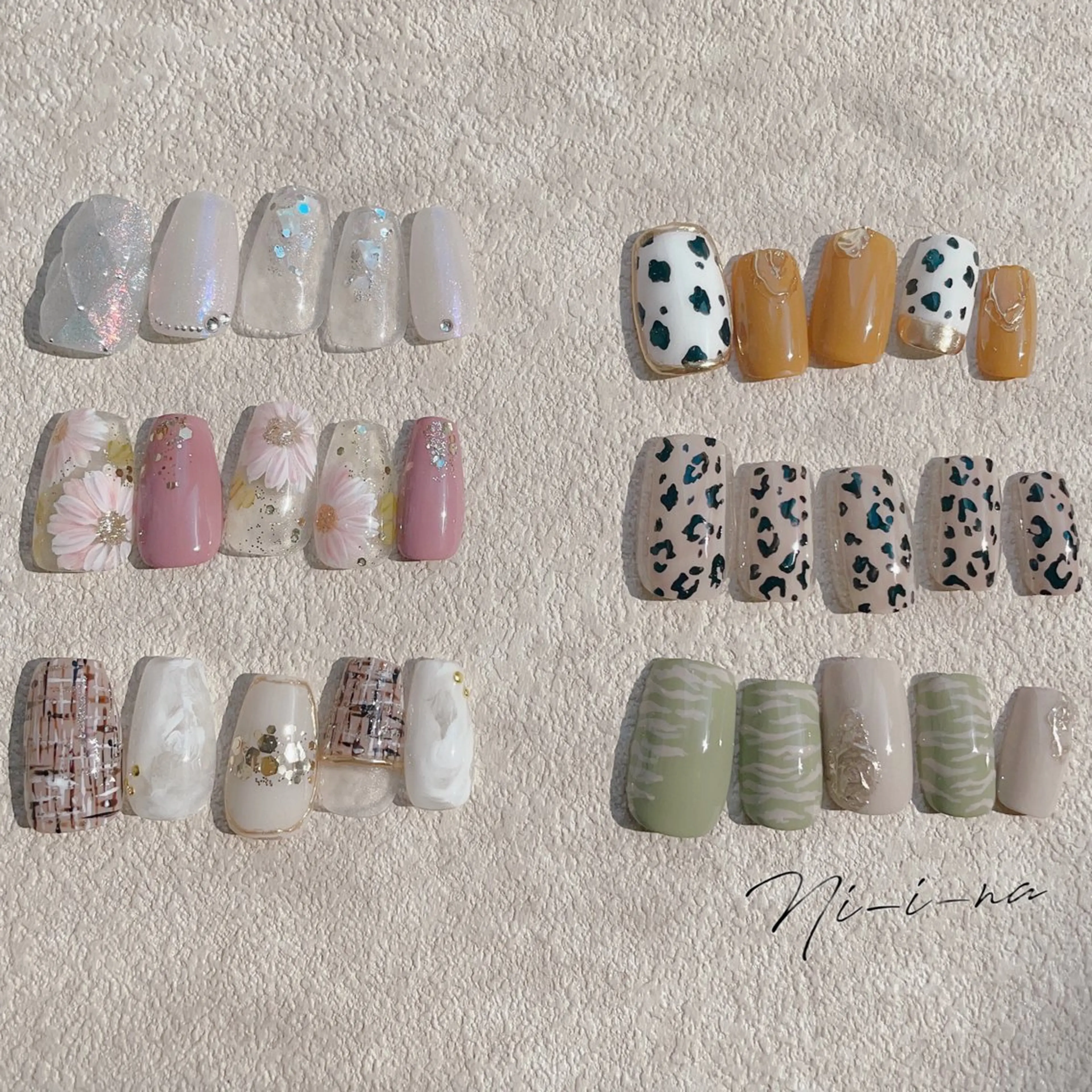 ネイル アートネイル ハンドネイル nail salon Ni-i-naのネイルデザイン