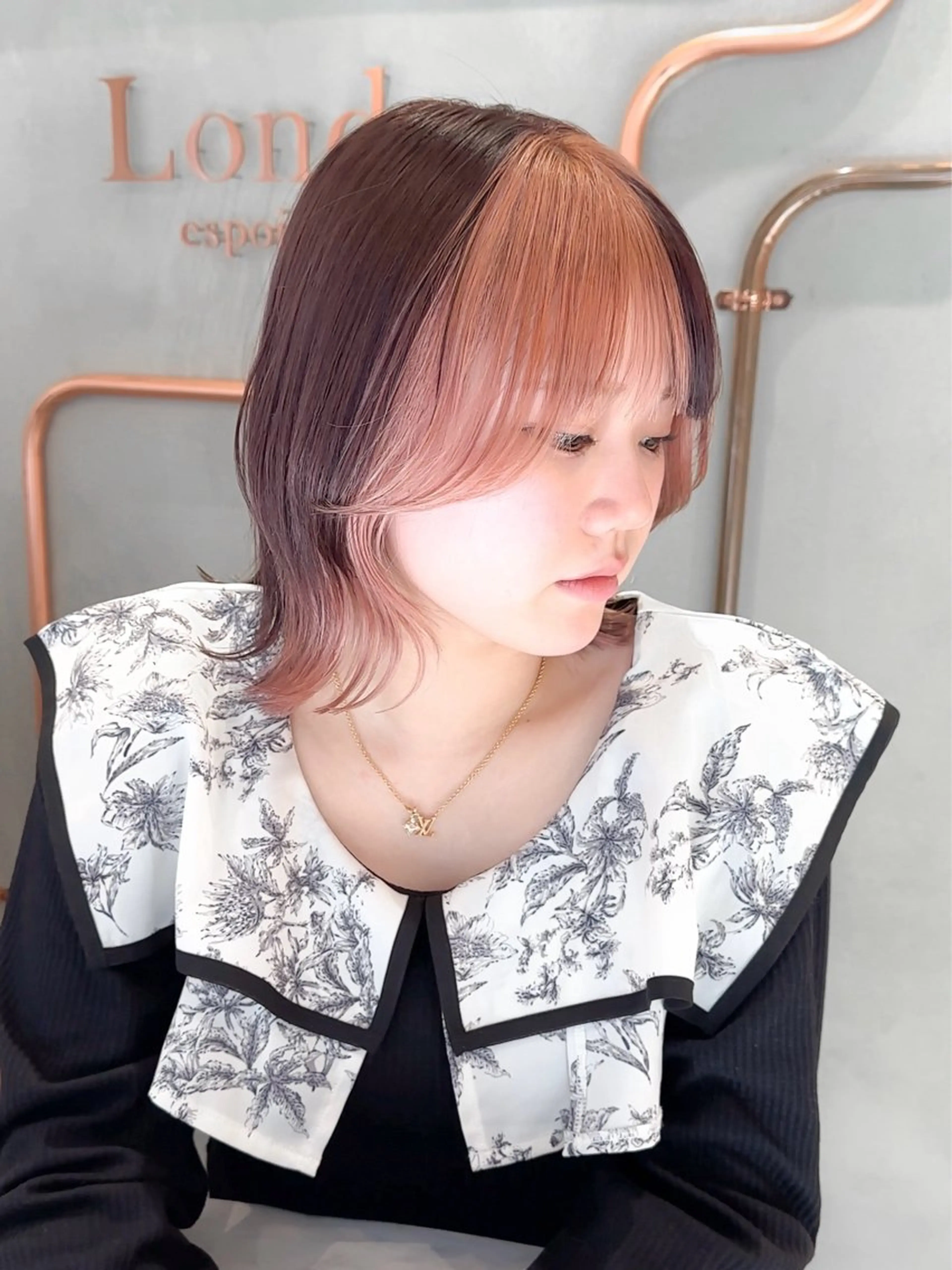 ミディアム 縮毛矯正/韓国ヘア /レイヤー🎀ミズキのヘアスタイル