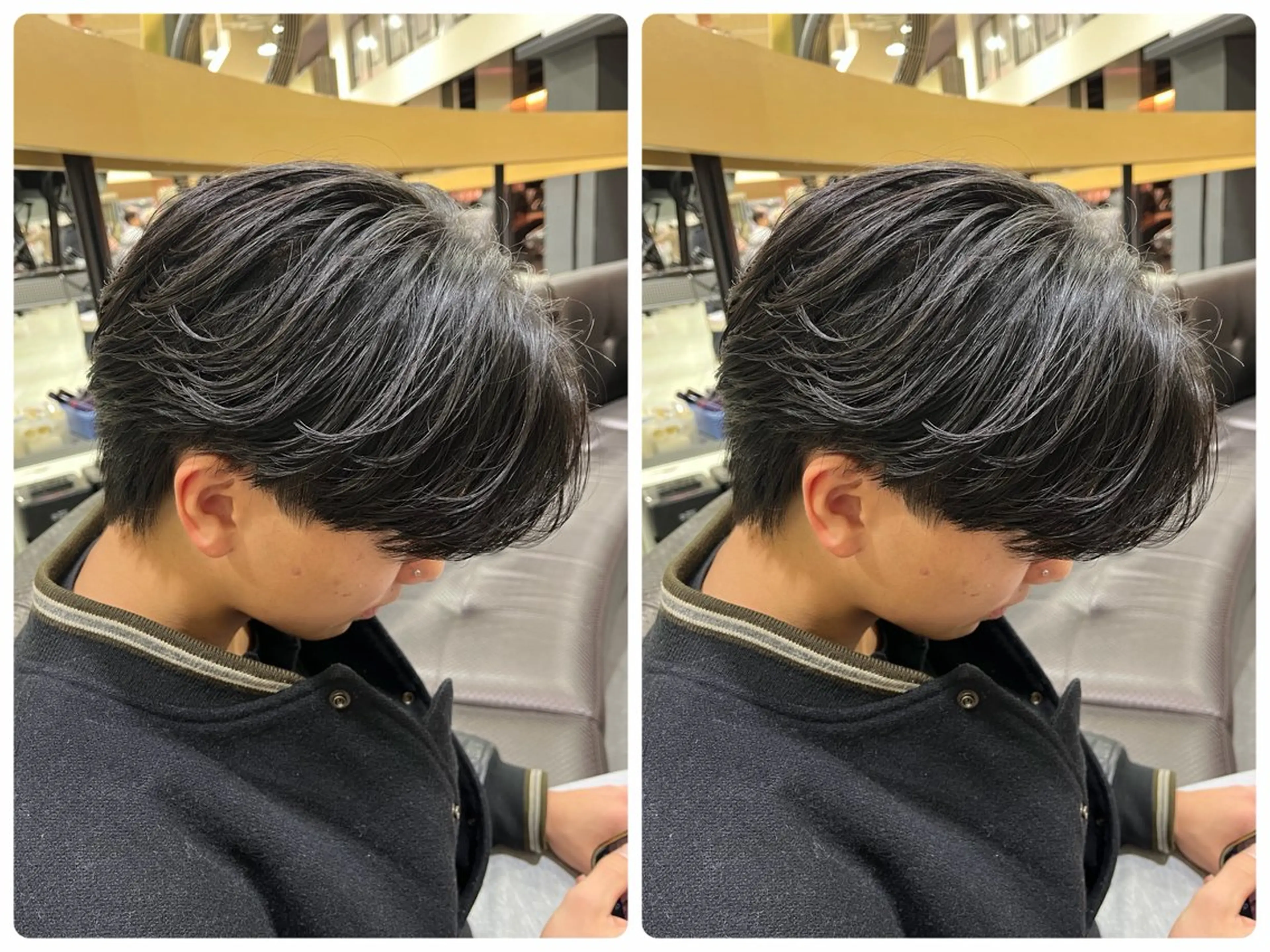 ミディアム メンズ シャドウパーマ/メン ズカット/だいじゅのヘアスタイル