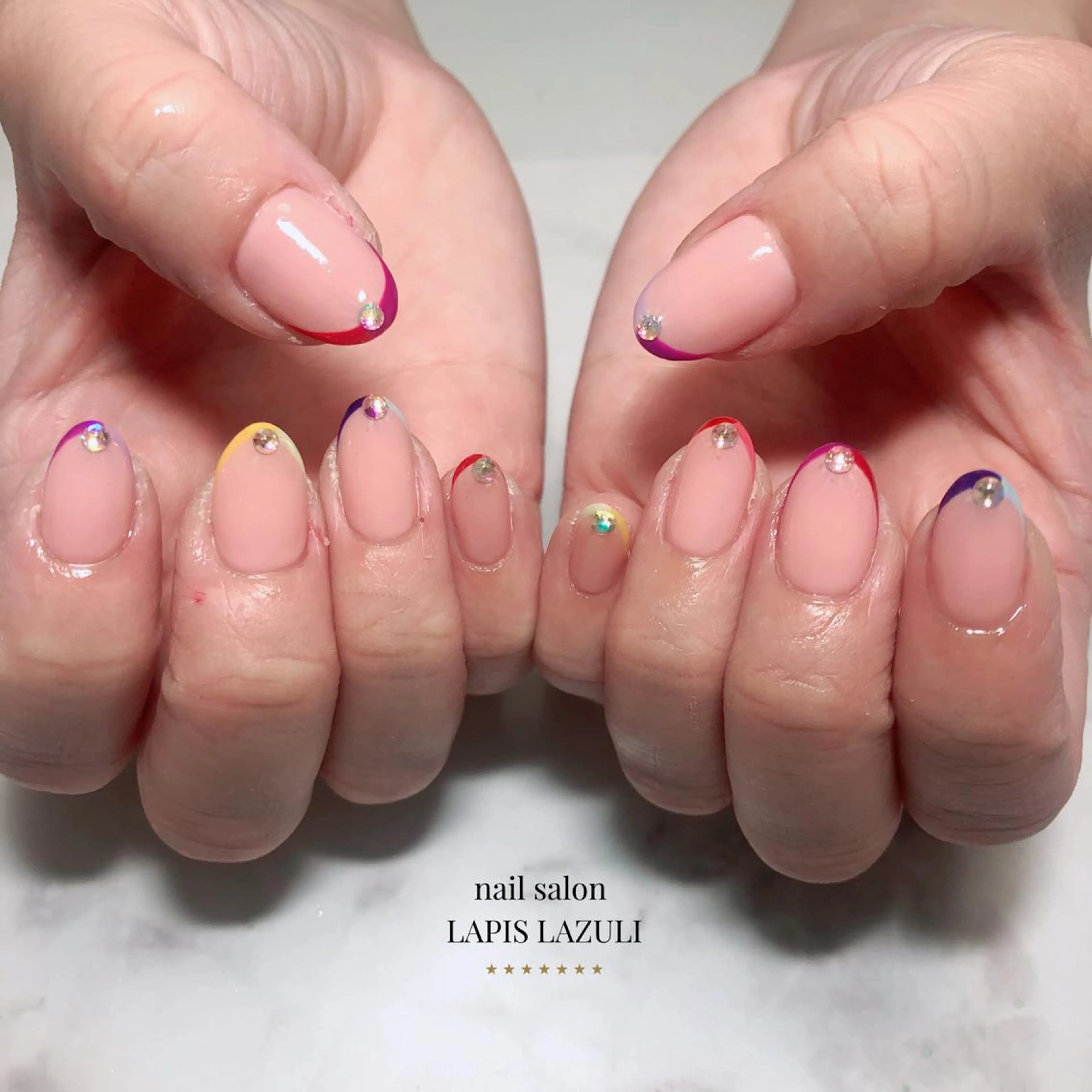 ネイル nail salon ラピスラズリのネイルデザイン