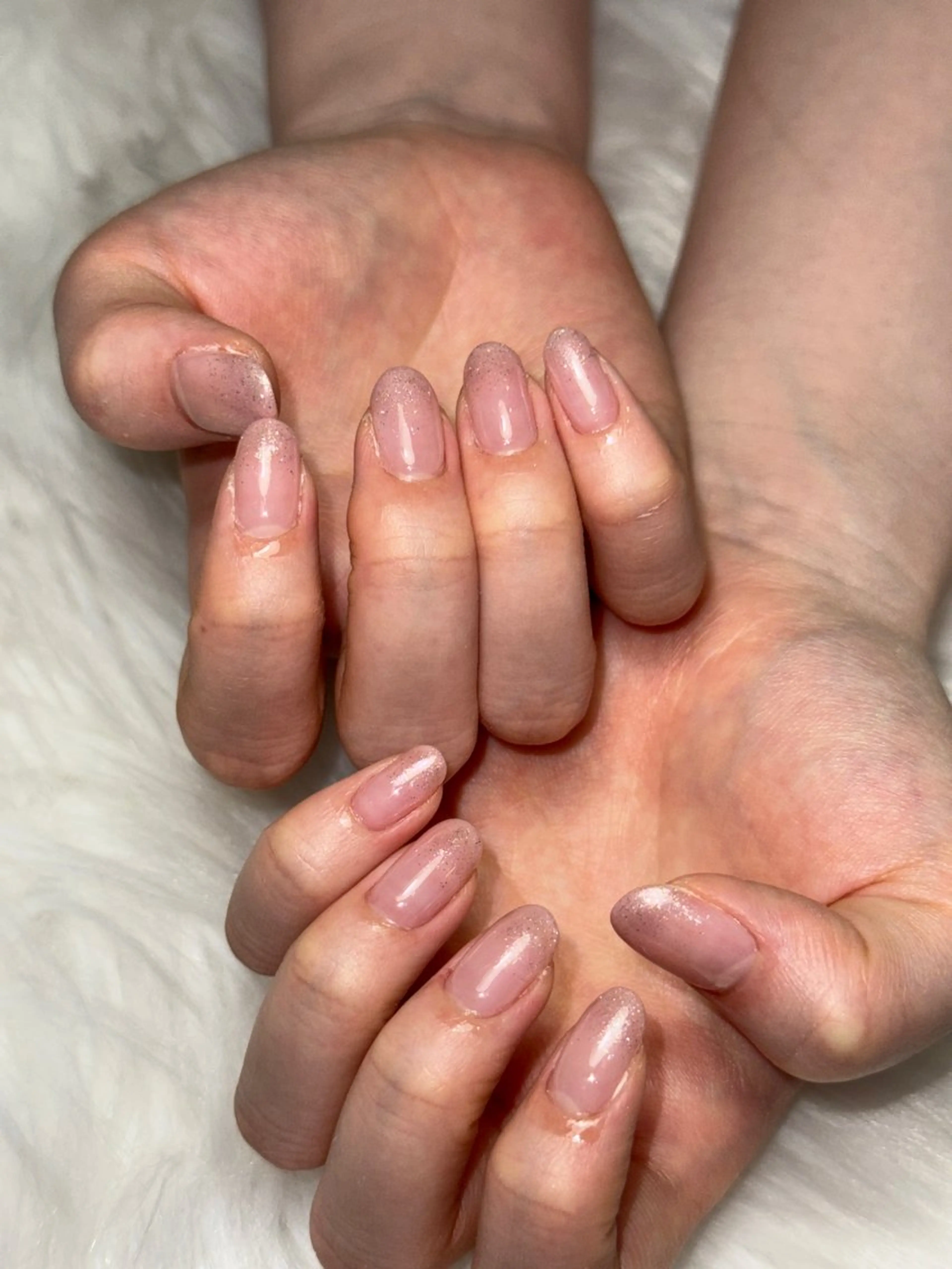 ネイル ラメ(グリッター) ラメグラデーション Momoka 🍑🎀のネイルデザイン