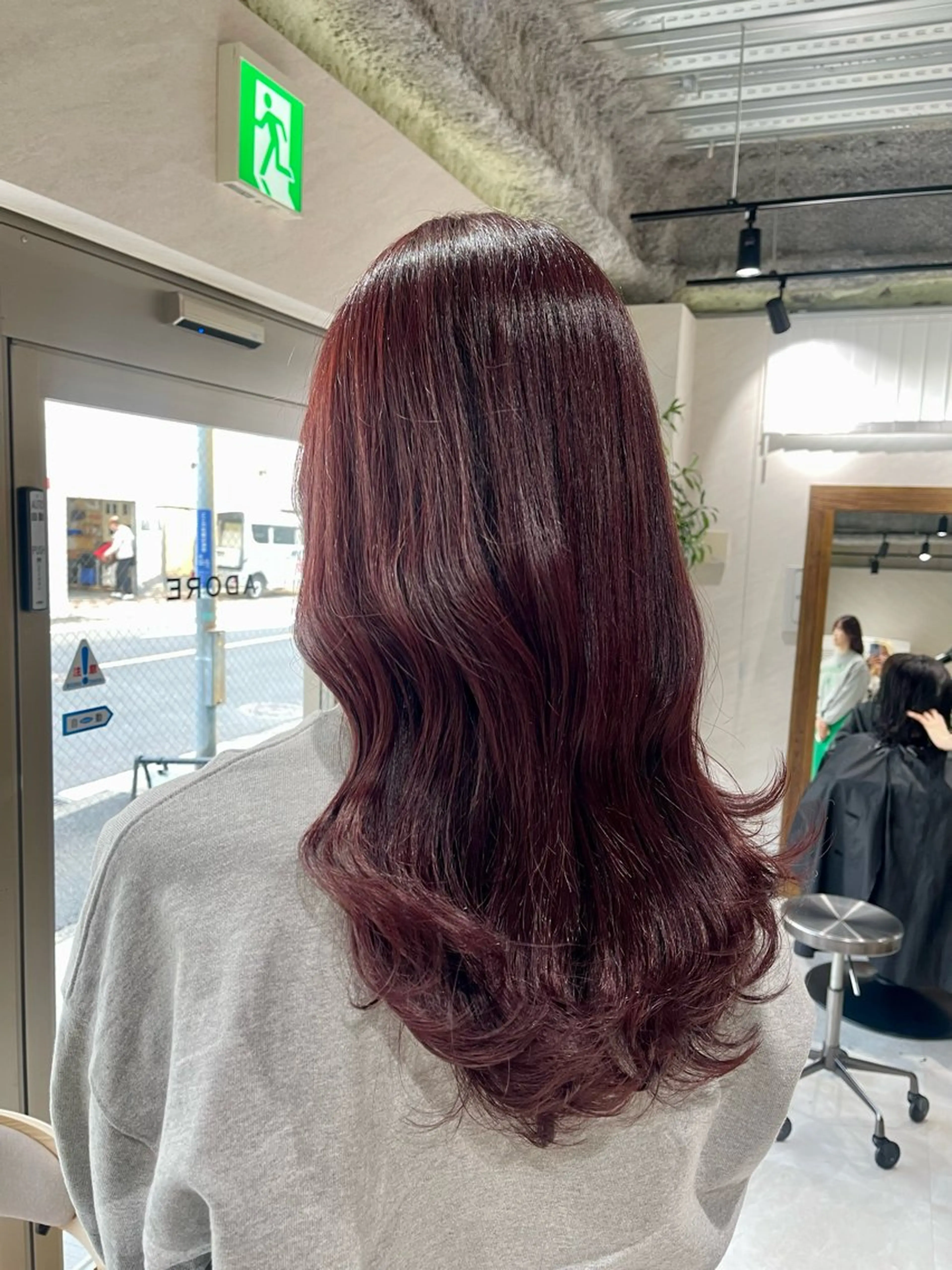 ロング カラー レッドカラー ヘアカラー トリートメント 🩵ボブ/レイヤー /髪質改善🩵のヘアスタイル