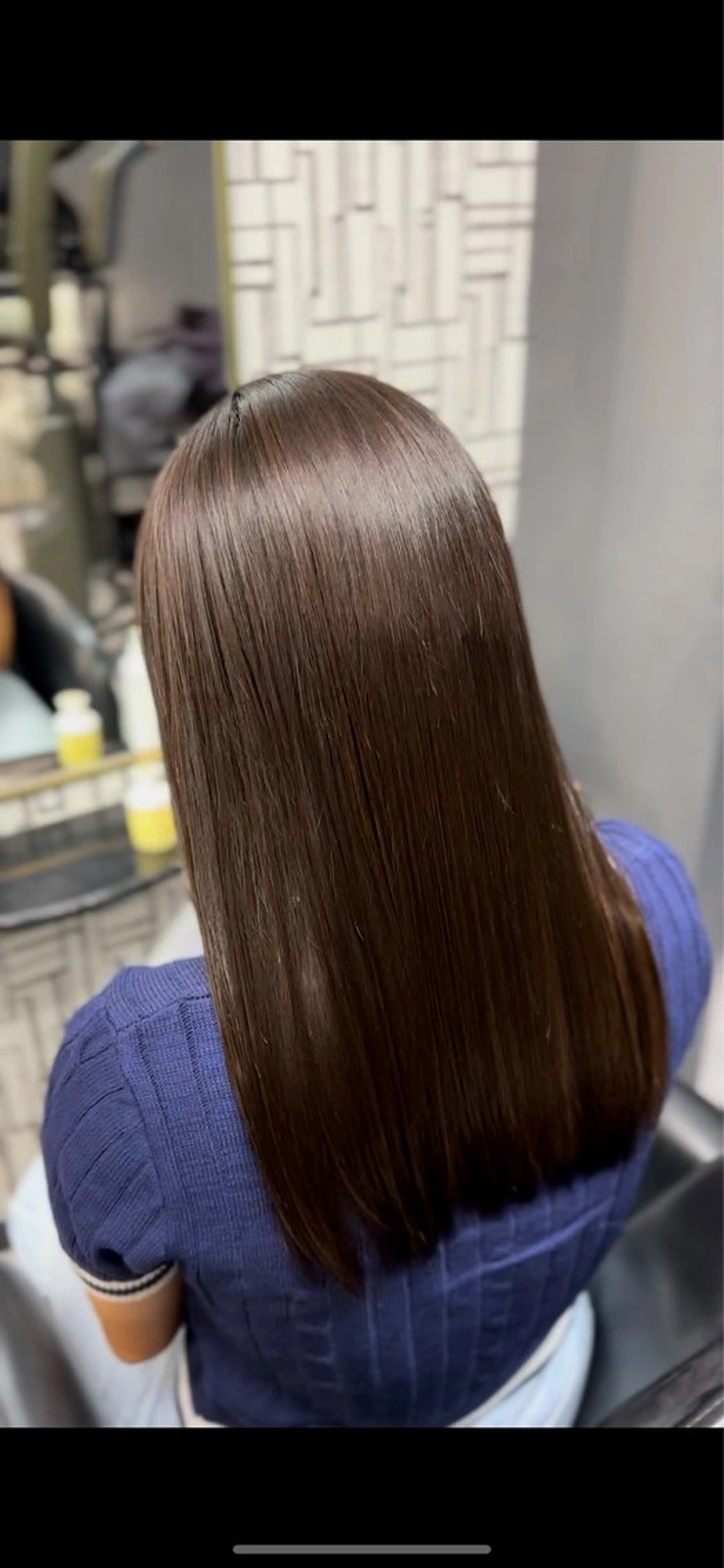 ロング 縮毛矯正 池田 亮雅のヘアスタイル