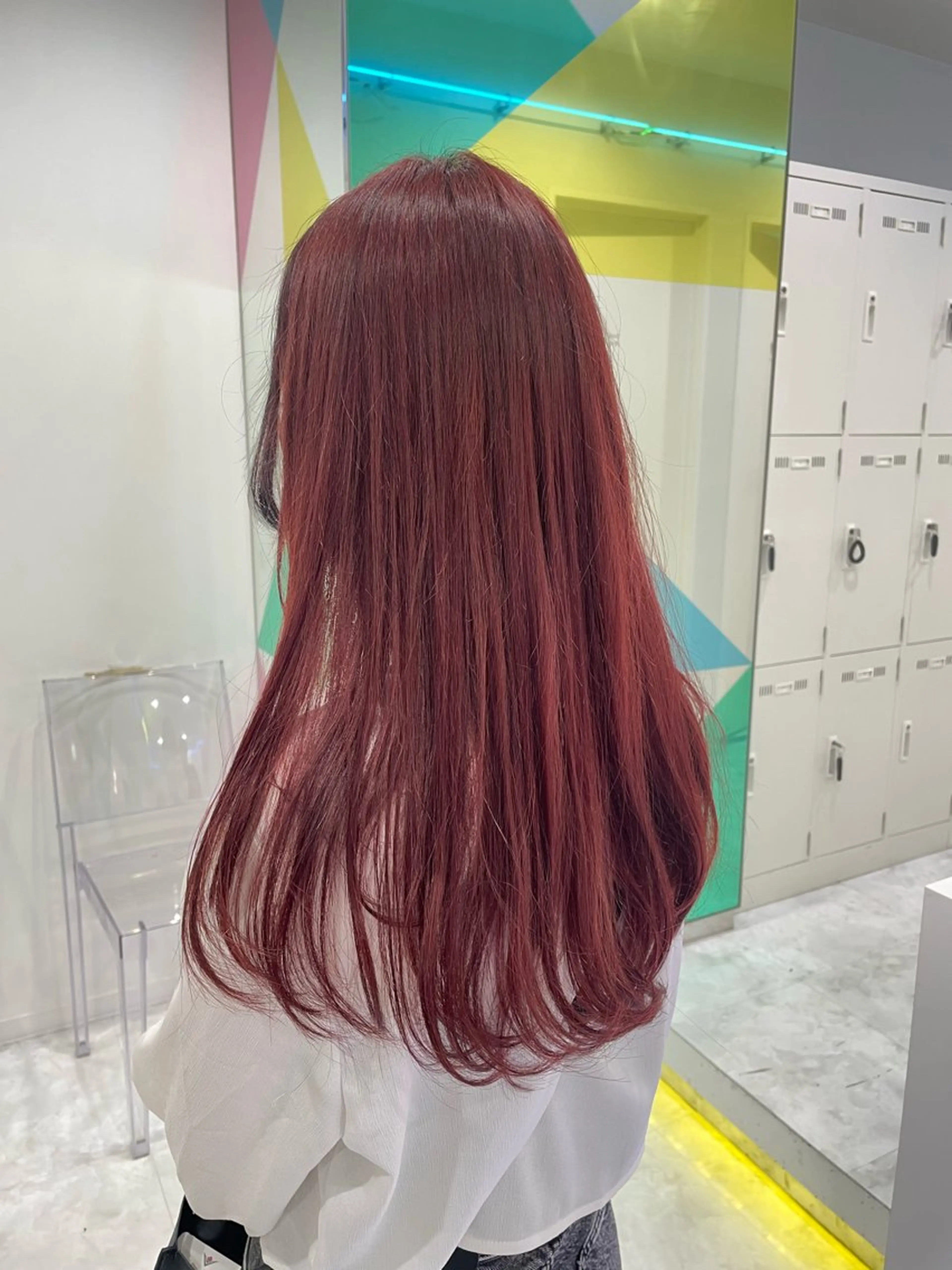 セミロング カラー 渋谷/透明感カラー /半個室/こうめいのヘアスタイル