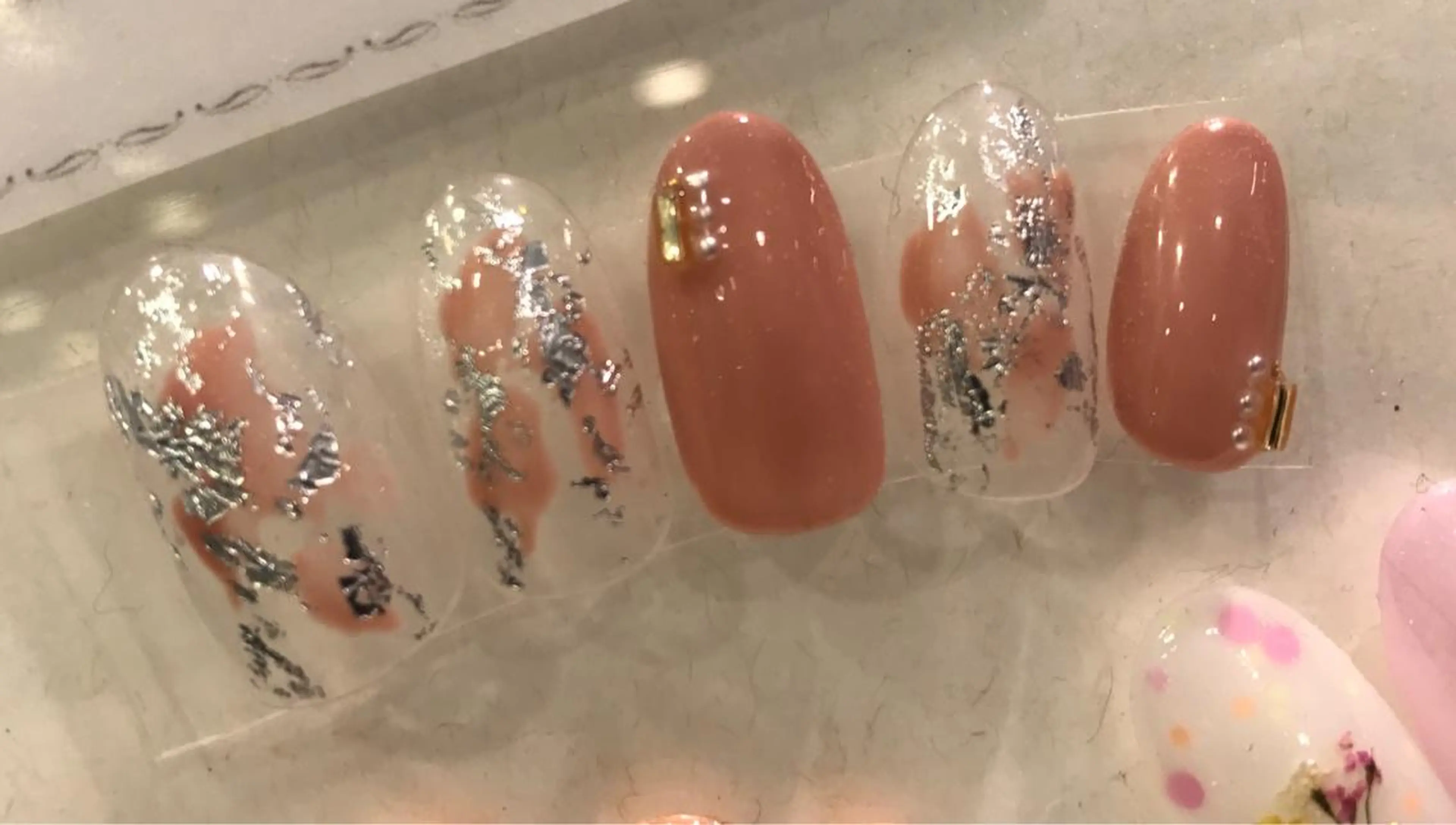 ネイル クリアネイル Charme. NOBUKOのネイルデザイン