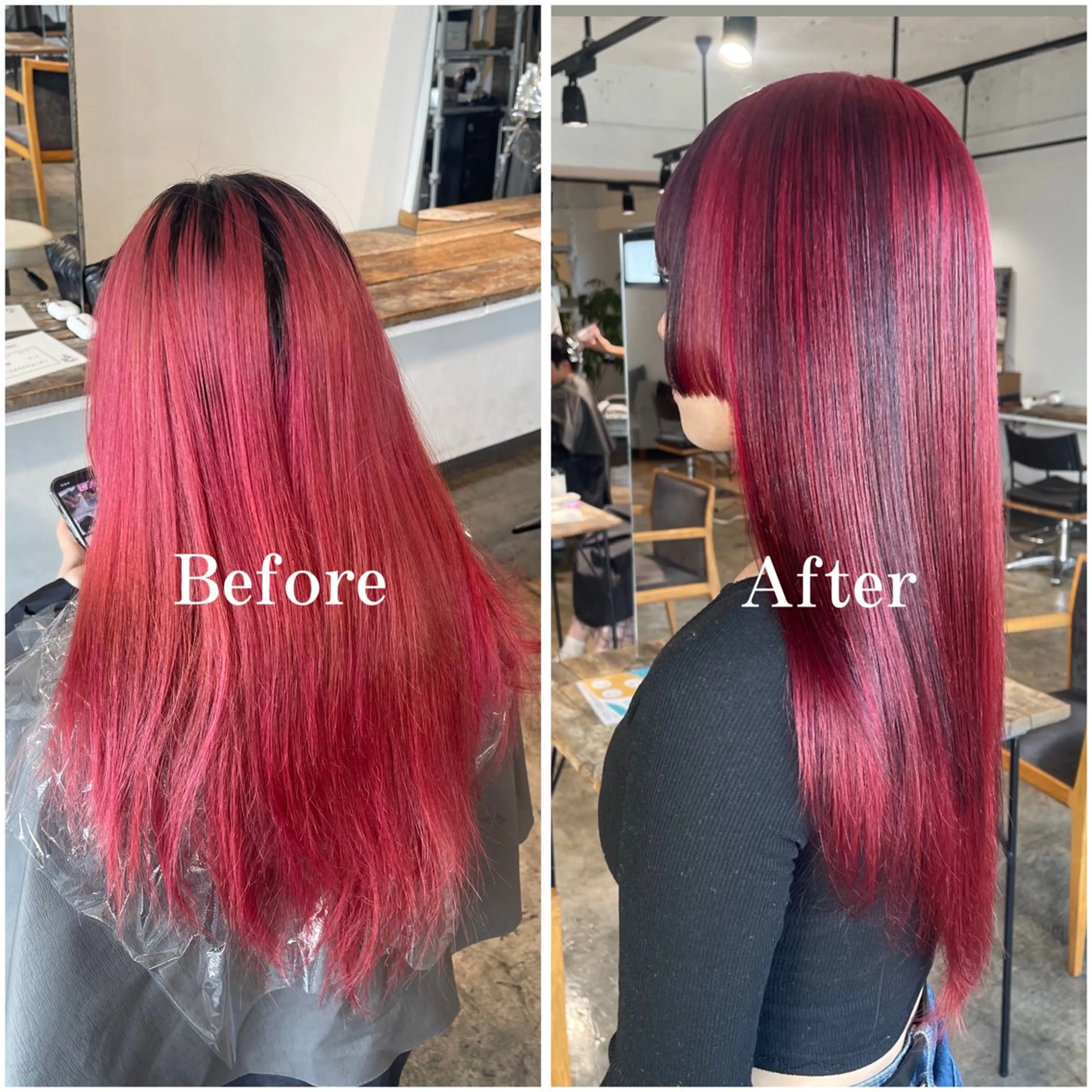 ロング カラー デザインカラー ハイトーンカラー ヘアカラー トリートメント ムラ修正/ ハイトーン💖Riaのヘアスタイル