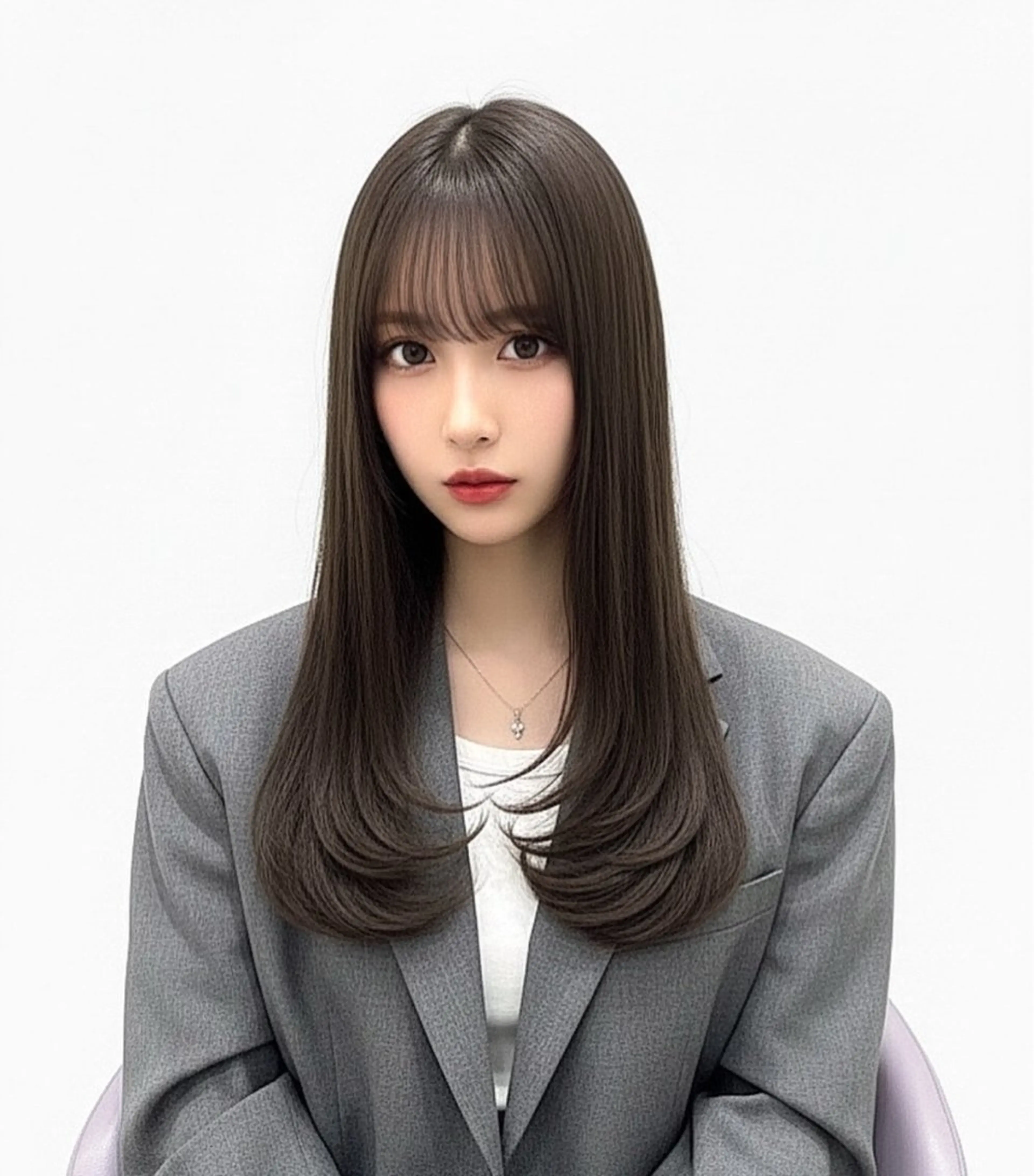 ロング カラー 韓国ヘア/髪質改善 TAKAHIROのヘアスタイル