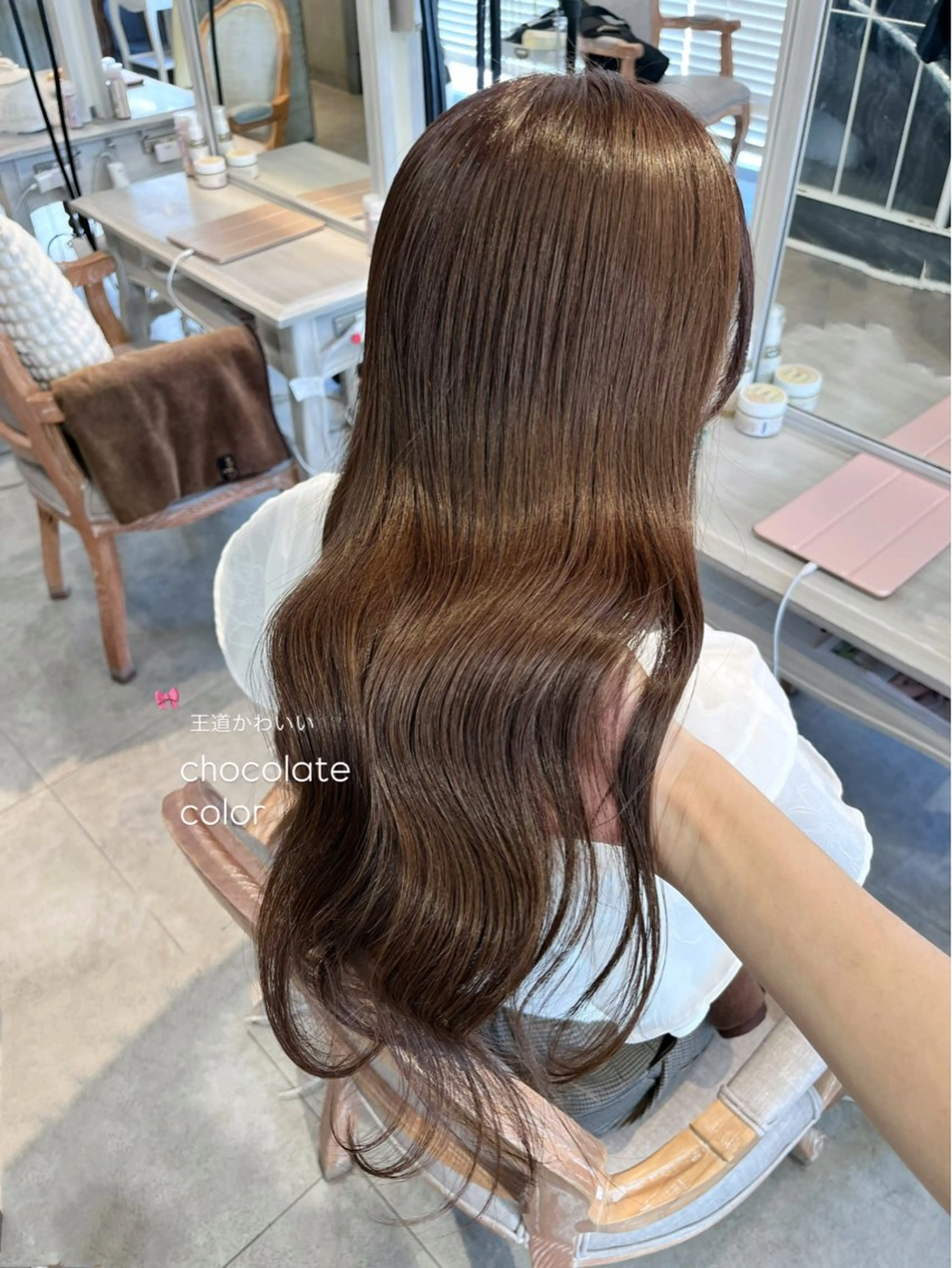 🩰5cm以上切らせていただける方限定🩰🪄︎︎◝✩ ロングカット＋カラー 🎨の写真