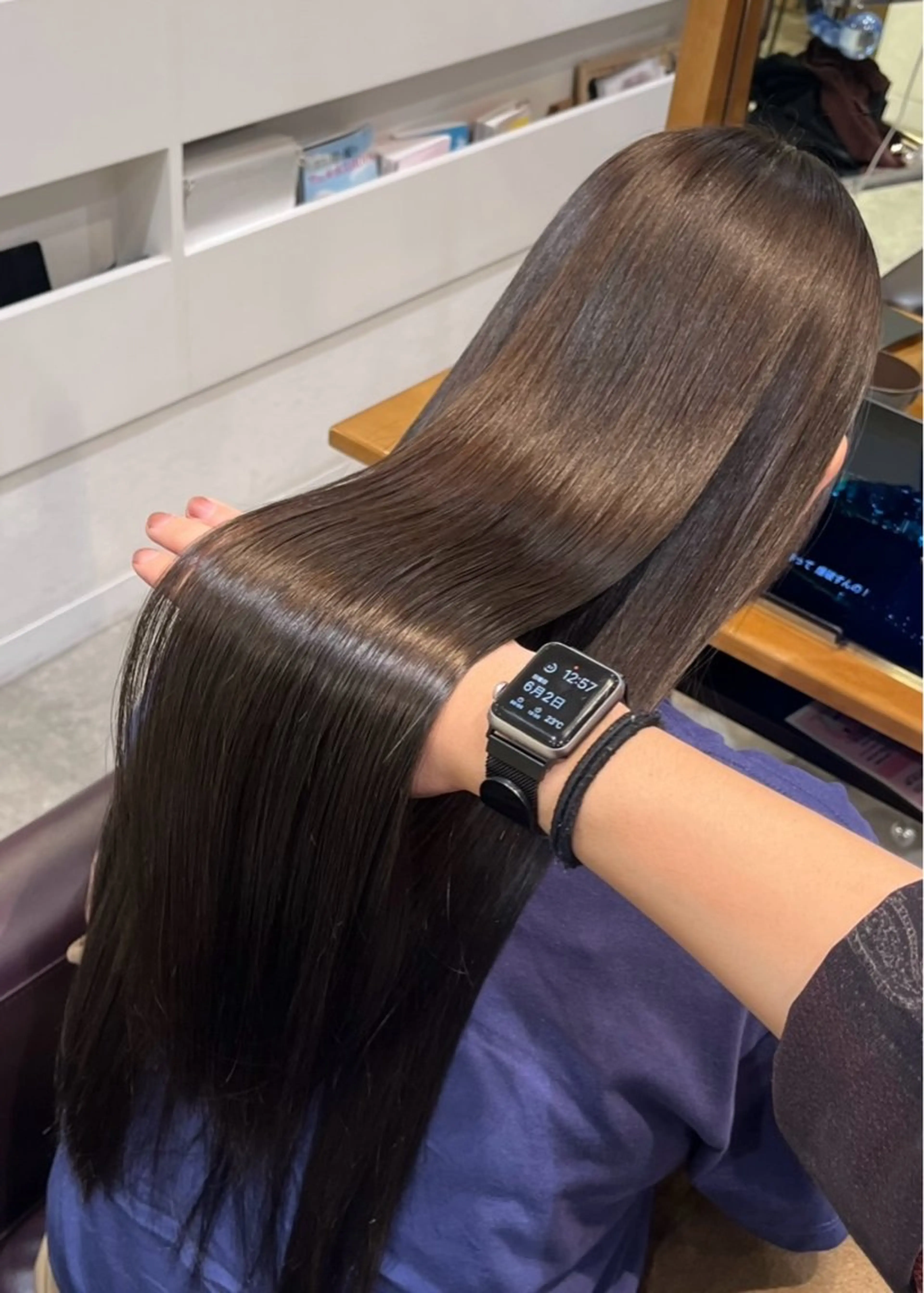 ロング カラー 似合わせカット 透明感カラー/中野のヘアスタイル