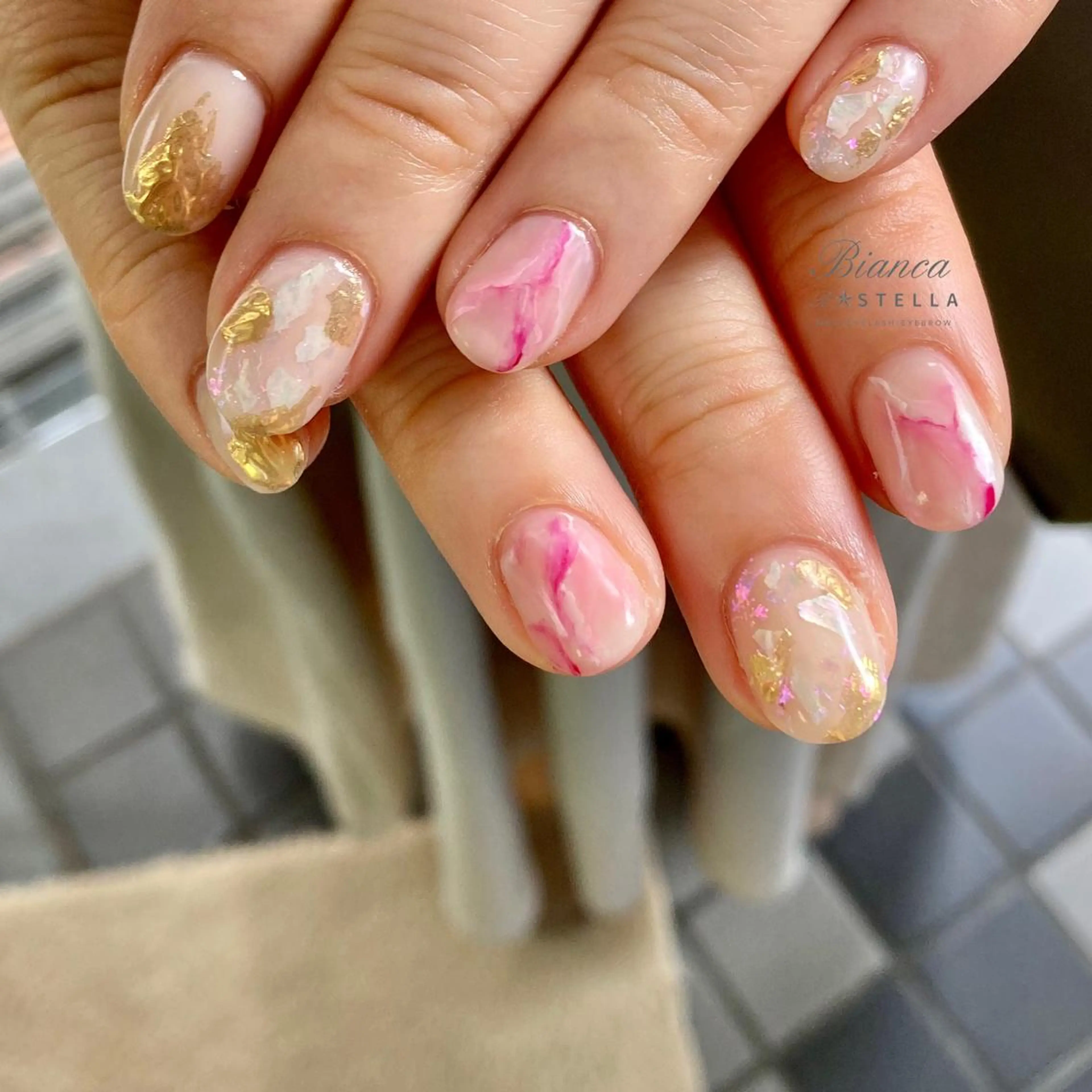 ネイル ブライダルネイル Mojyam nail所属・松本 実咲のネイルデザイン