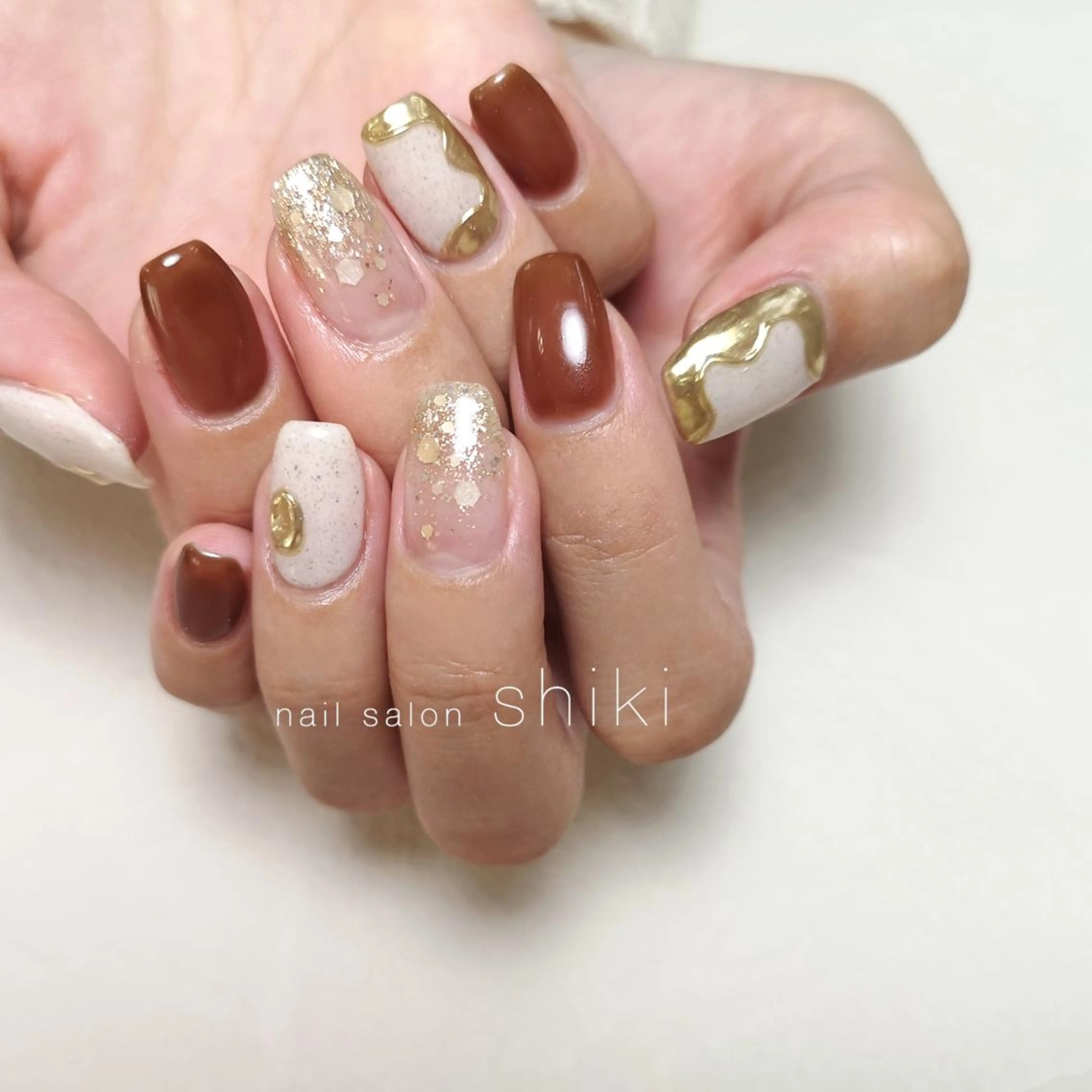 ショート ネイル ネイルサロン shikiのネイルデザイン