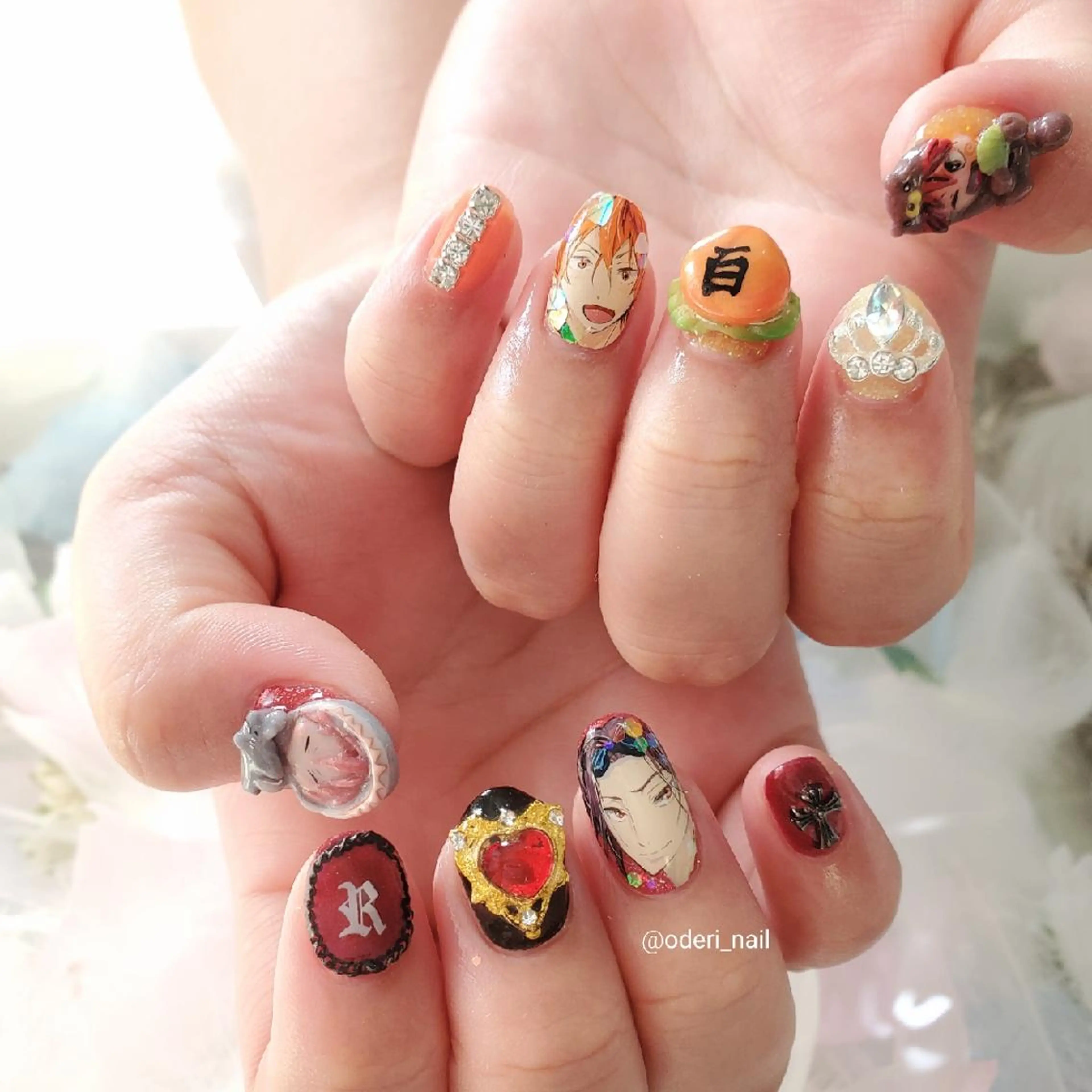 ネイル アートネイル ジェルネイル おで@ oderi_nailのネイルデザイン
