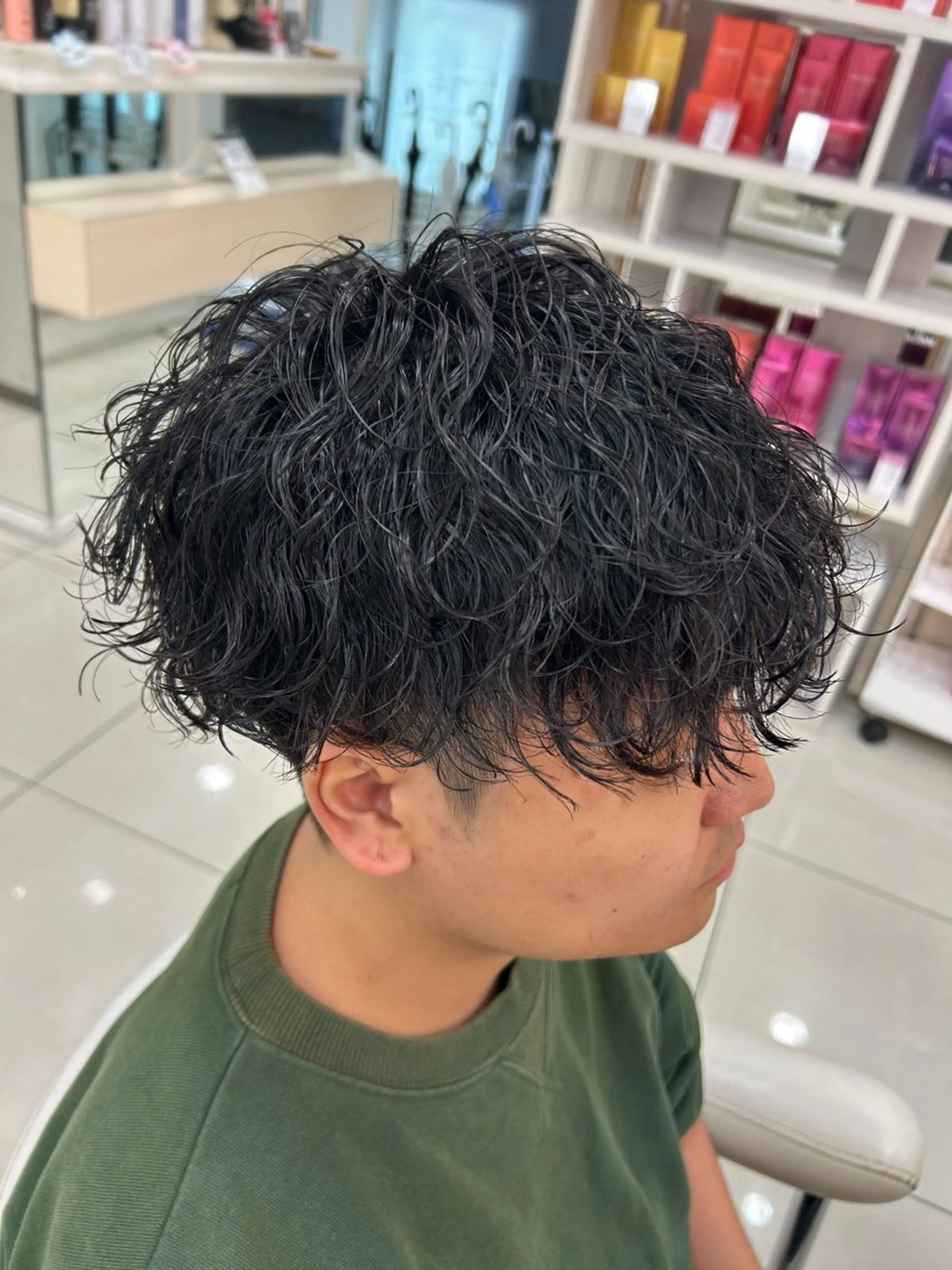 パーマ 中村/艶カラー/ハイ ライト/髪質改善のヘアスタイル