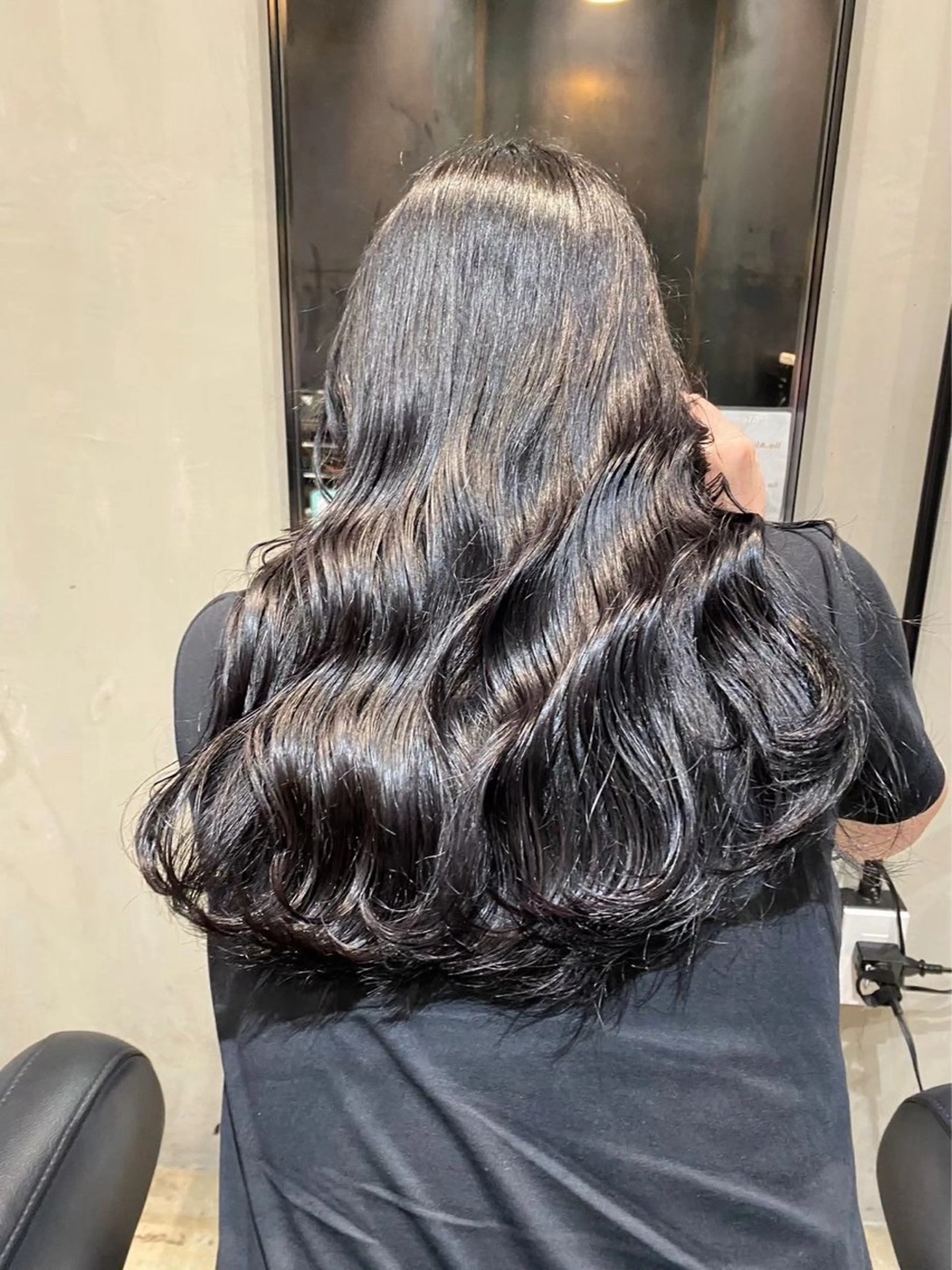 カラー 博多ブリーチ× 透明感/縮毛矯正のヘアスタイル