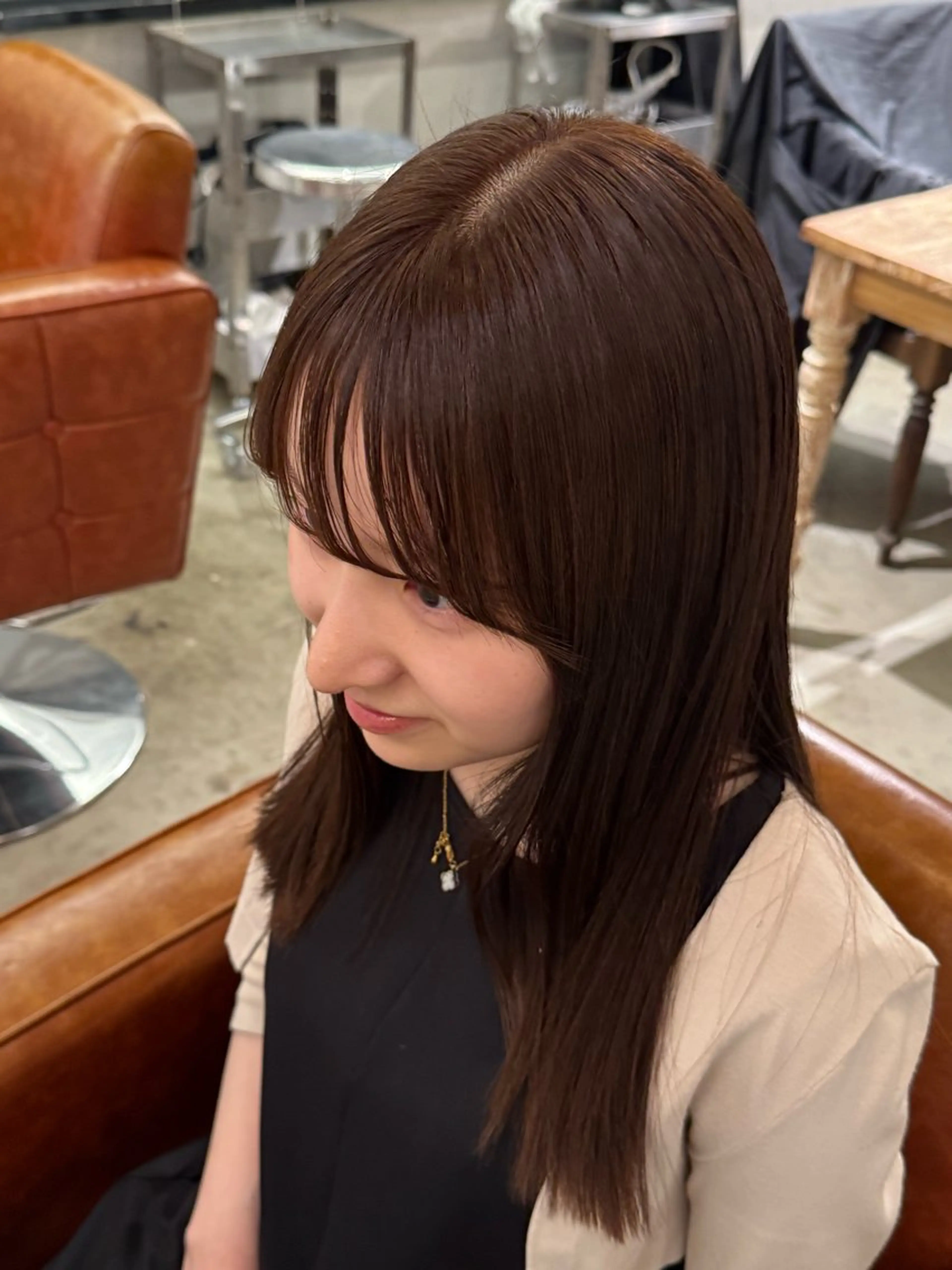 カラー 千田 珠子のヘアスタイル