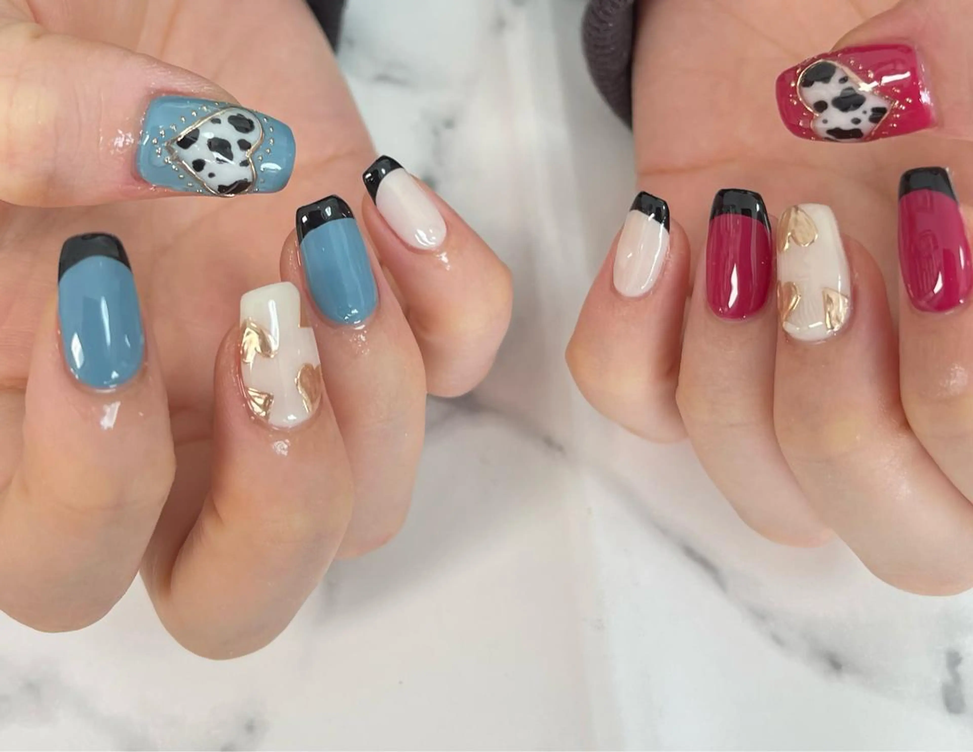 ネイル ジェルネイル 韓国ネイル ロングネイル ミラーネイル ニュアンスネイル ハンドネイル celica所属・松田 由真のネイルデザイン