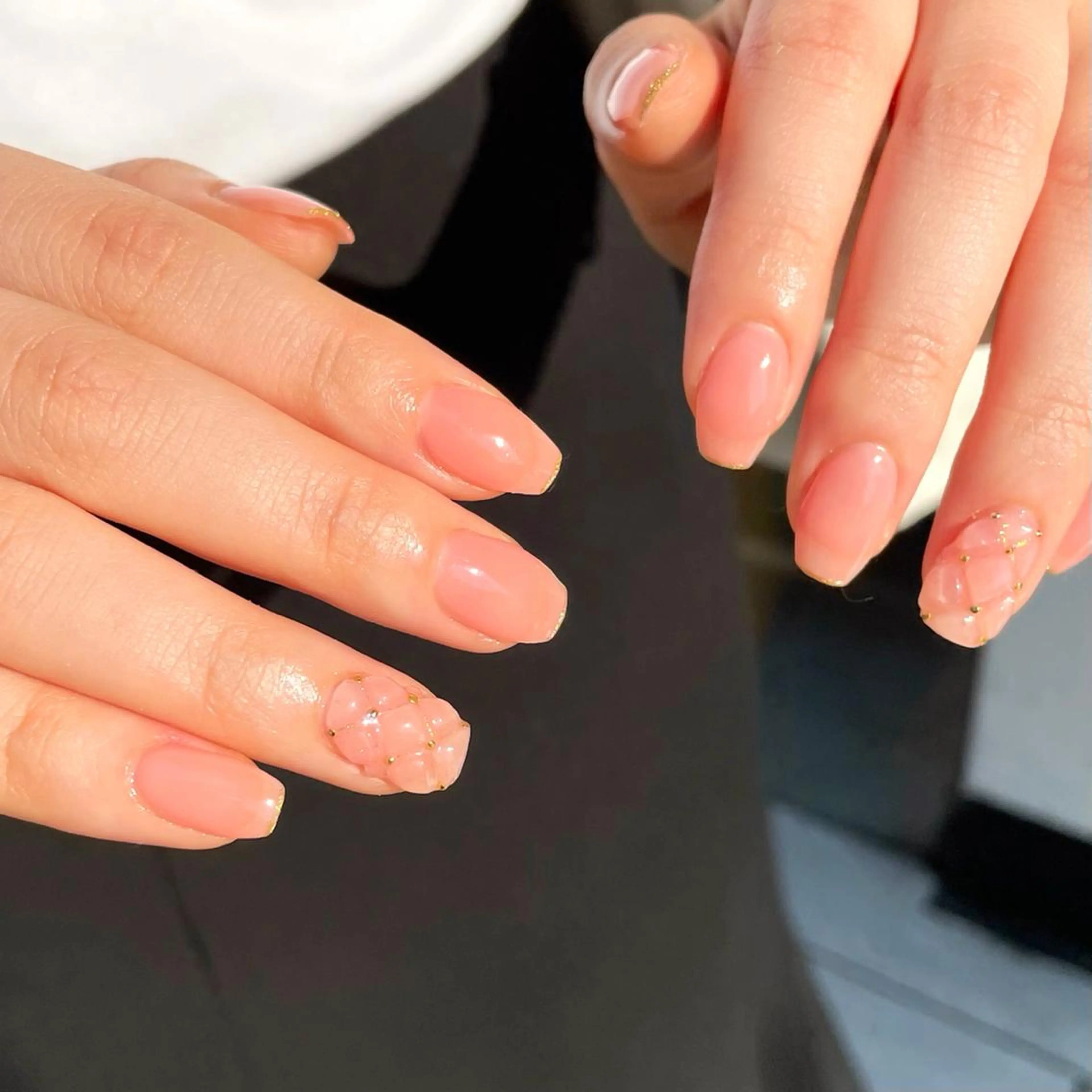 ロング ネイル ハンドネイル 新井 ひなののネイルデザイン