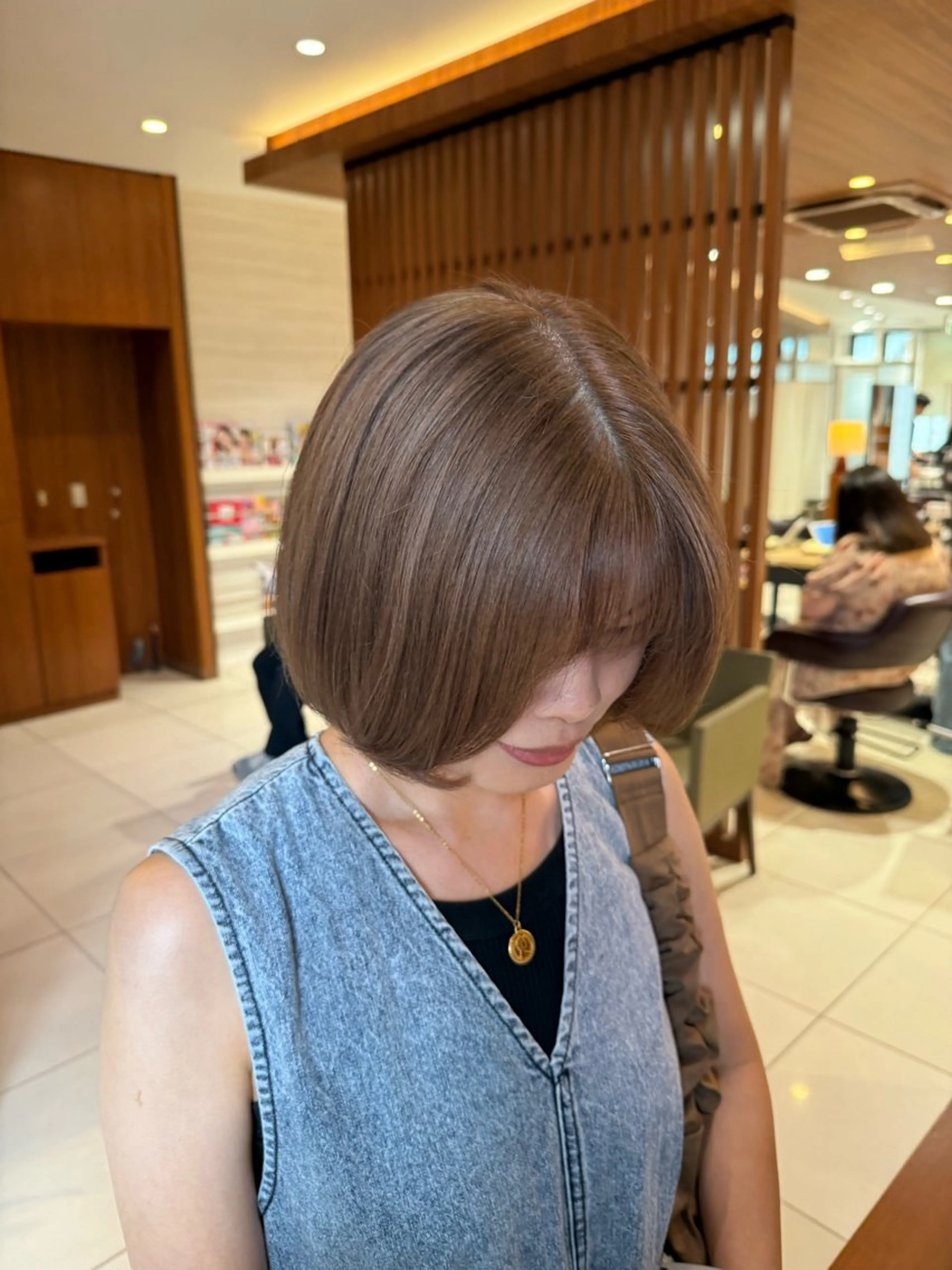 【リタッチでもOK】髪質改善カラー＋補修トリートメント＋頭皮ケア付き✨️の写真