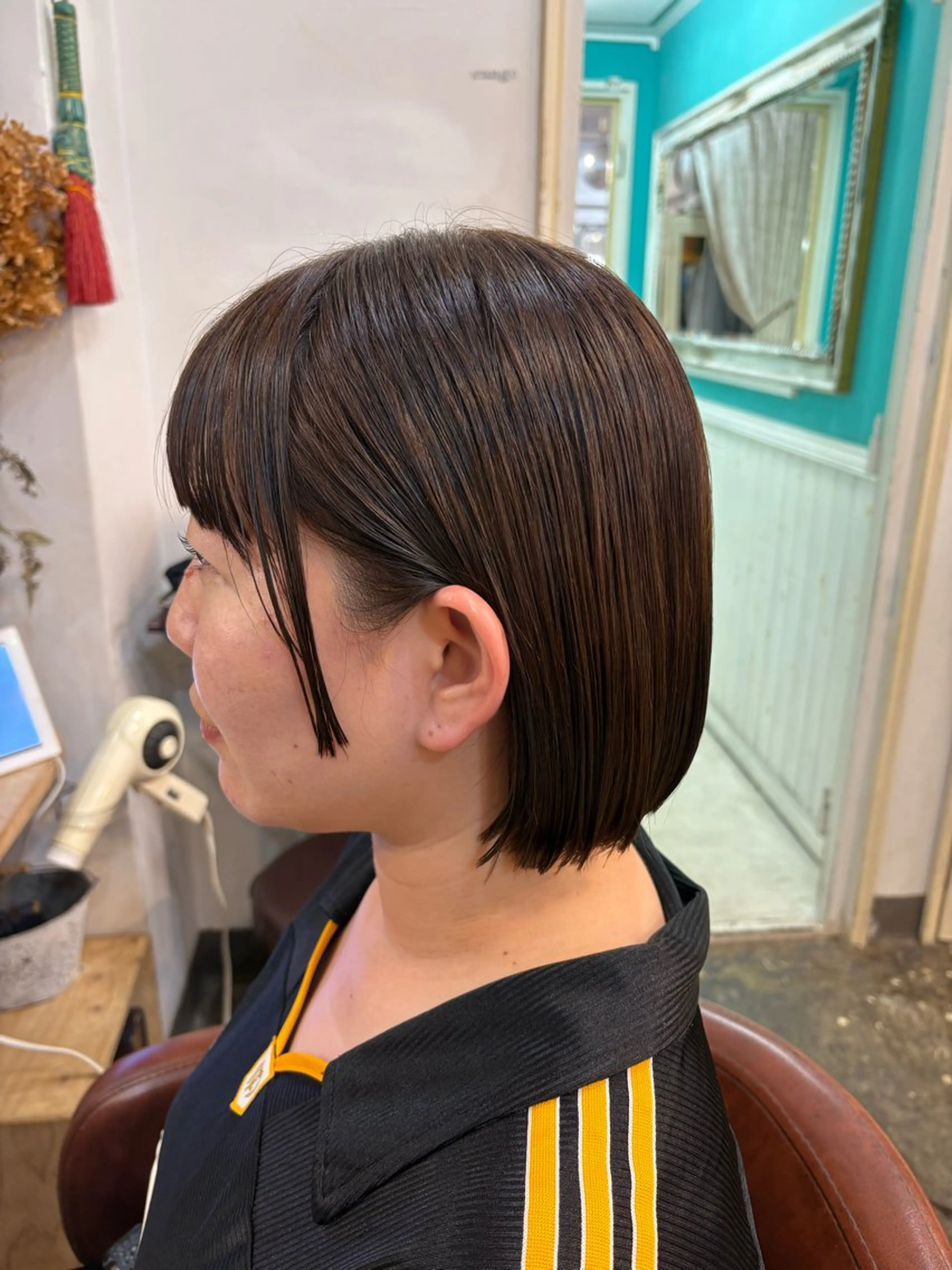 ボブorレイヤーカットの写真