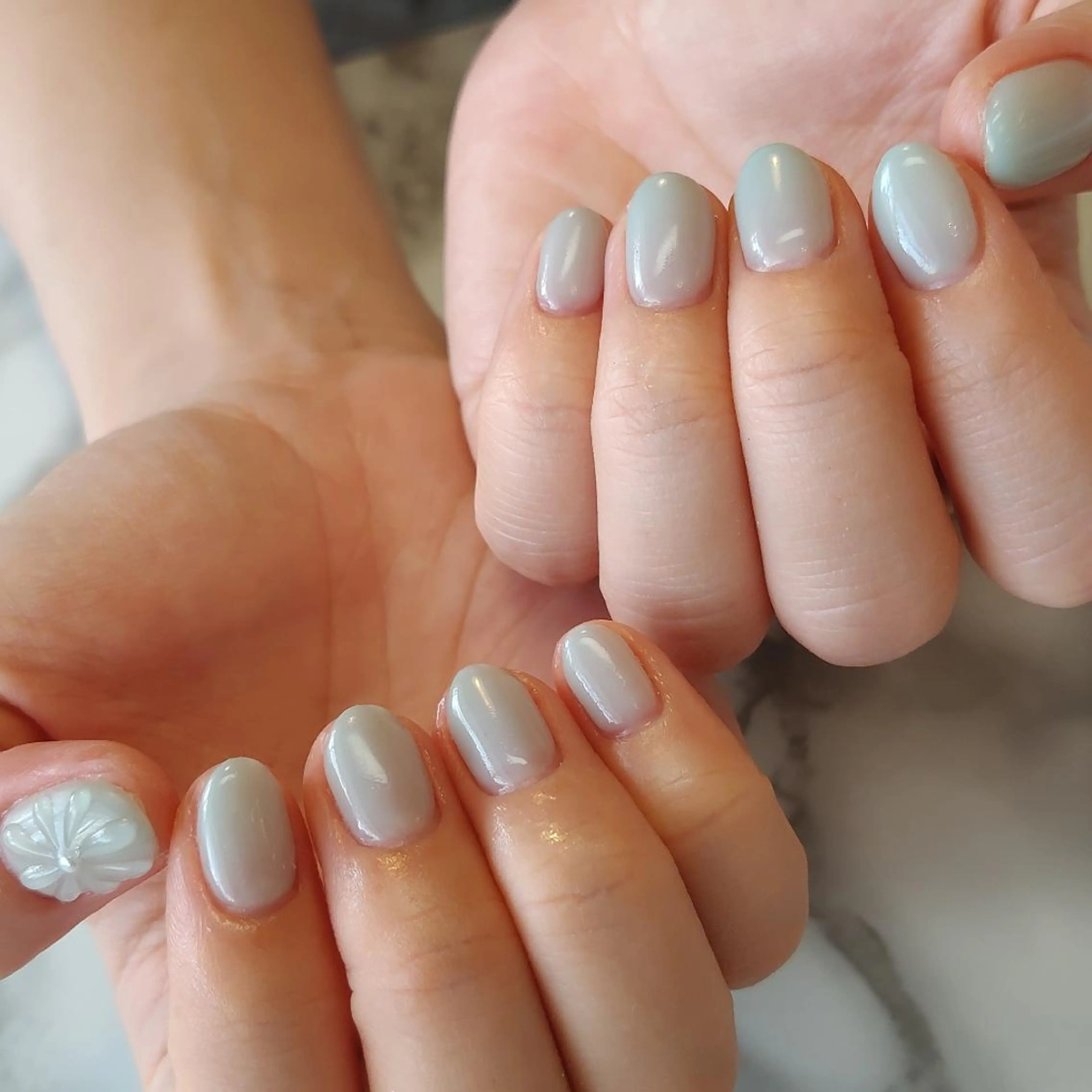 ネイル ぷっくりネイル ジェヌインネイル 河内のネイルデザイン