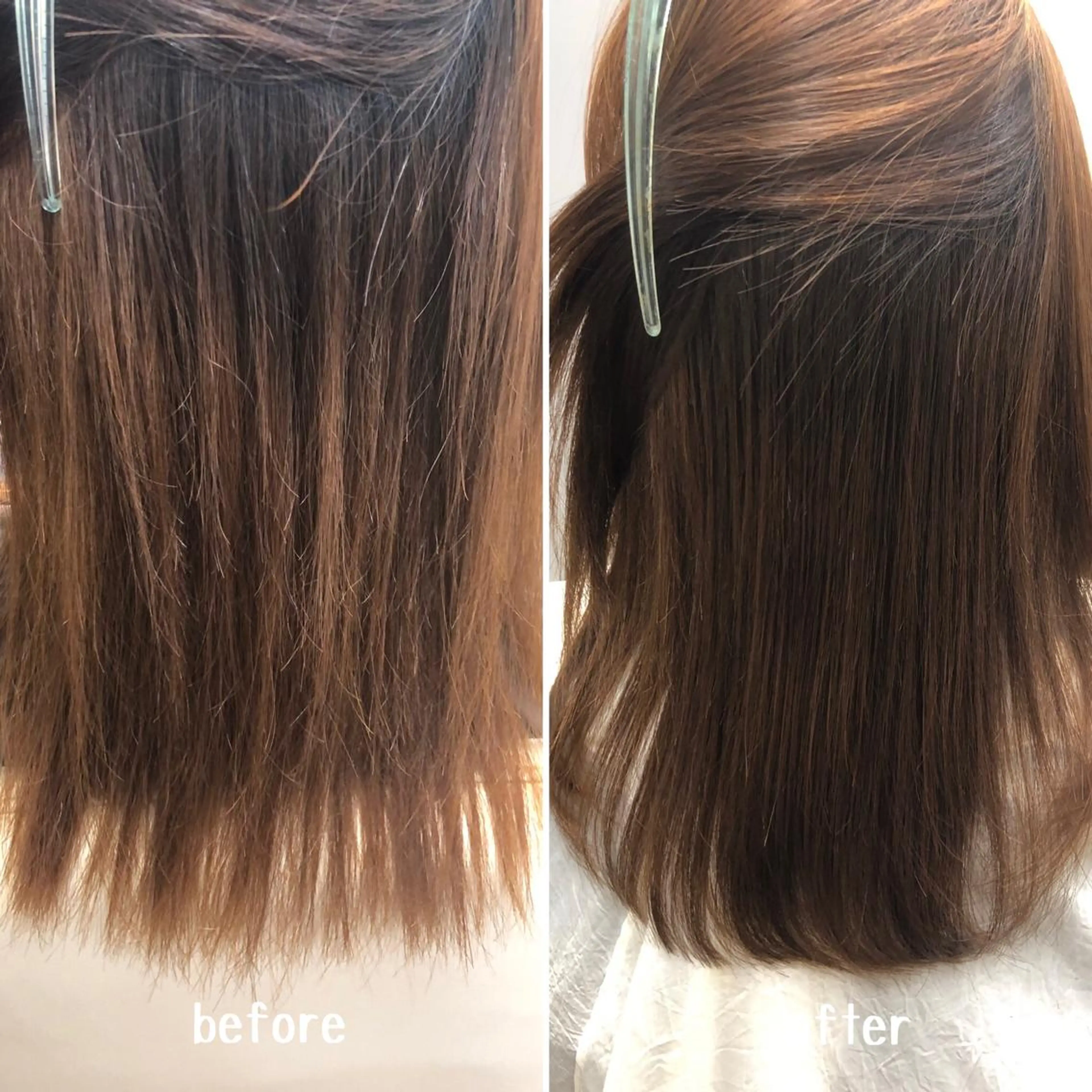 セミロング 縮毛矯正 [仙台髪質改善]小原 弘之のヘアスタイル