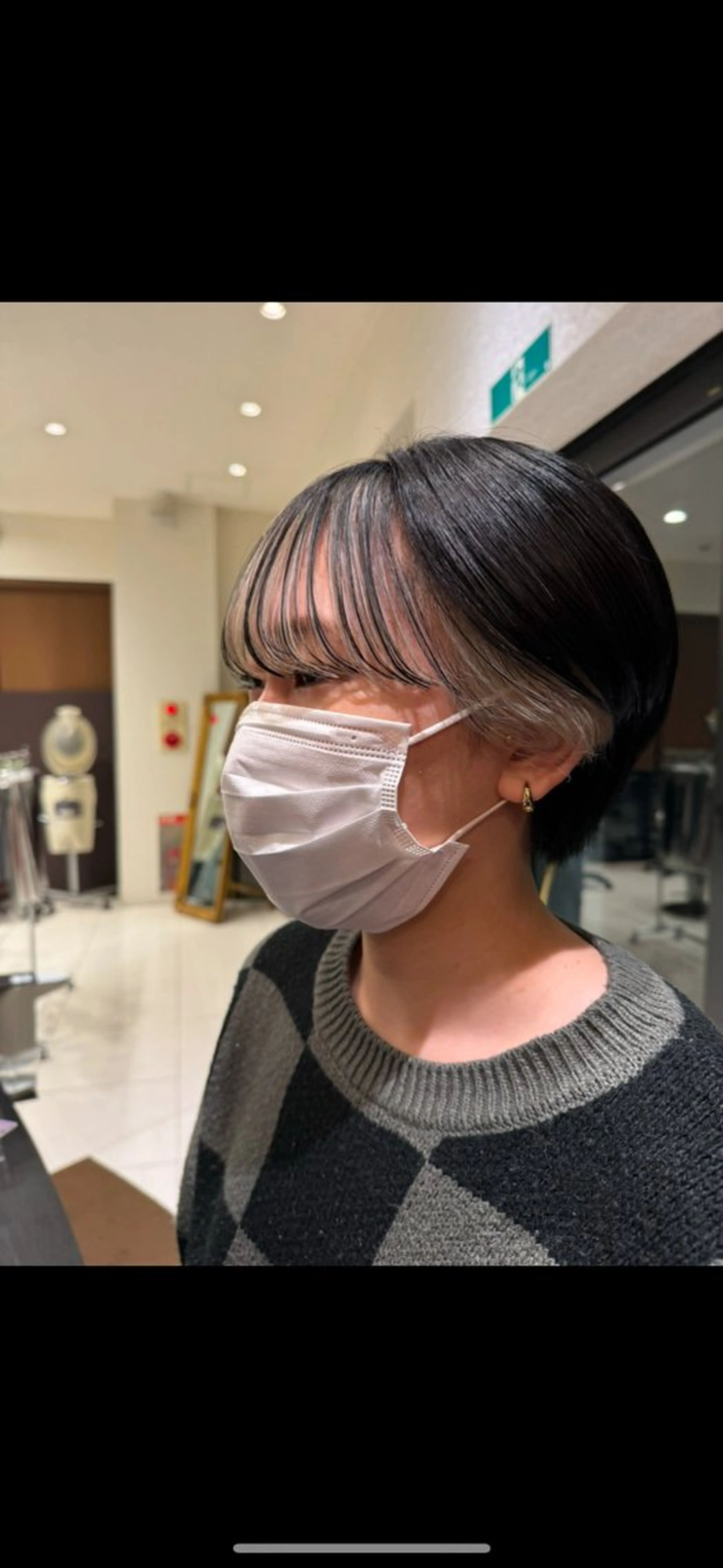 カラー 伊藤 柚奈のヘアスタイル