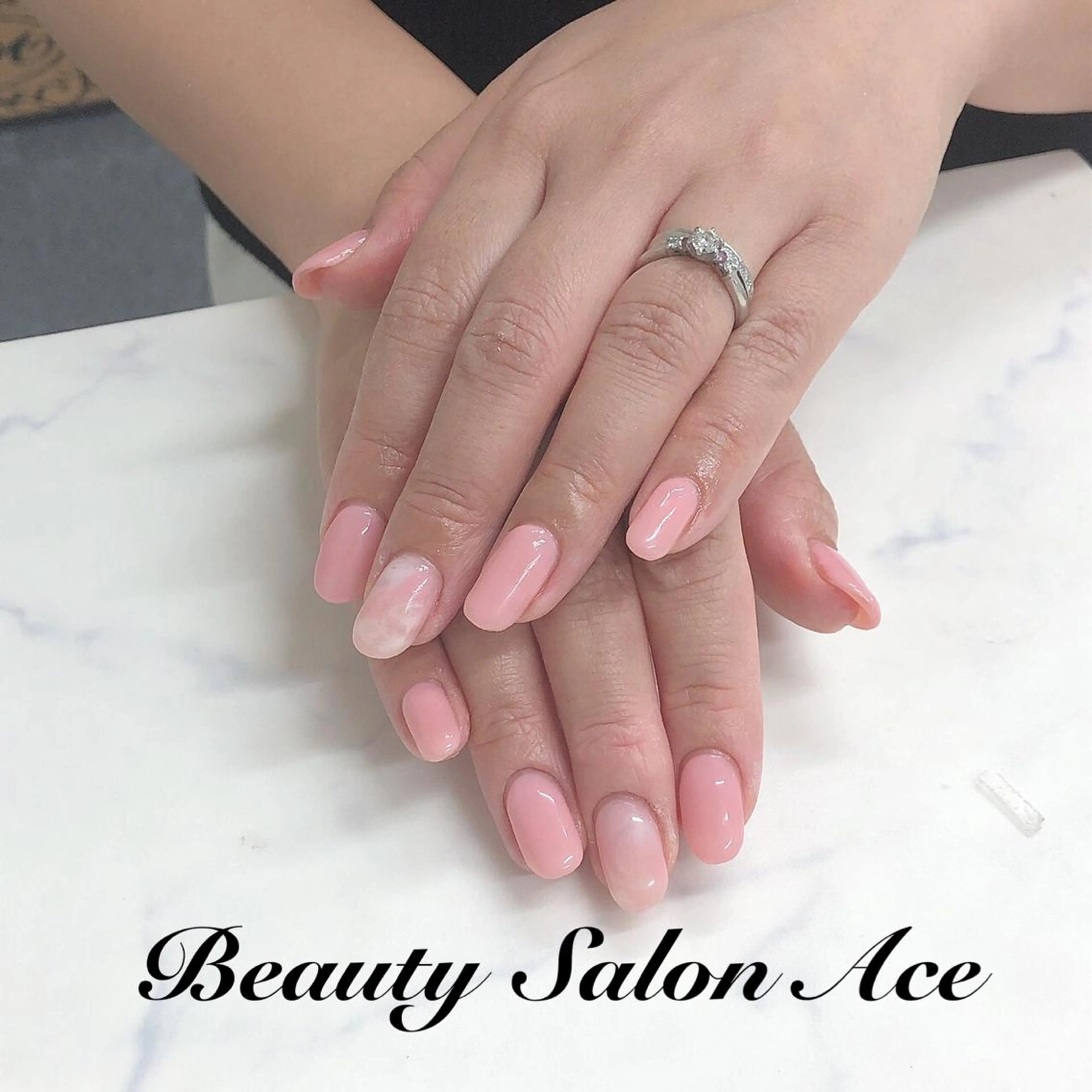 ネイル アートネイル ジェルネイル メンズネイル シンプルネイル 夏ネイル Beauty Salon Ace（ネイルサロン　エース）所属・池袋フィルイン Ace♡長さだしのネイルデザイン