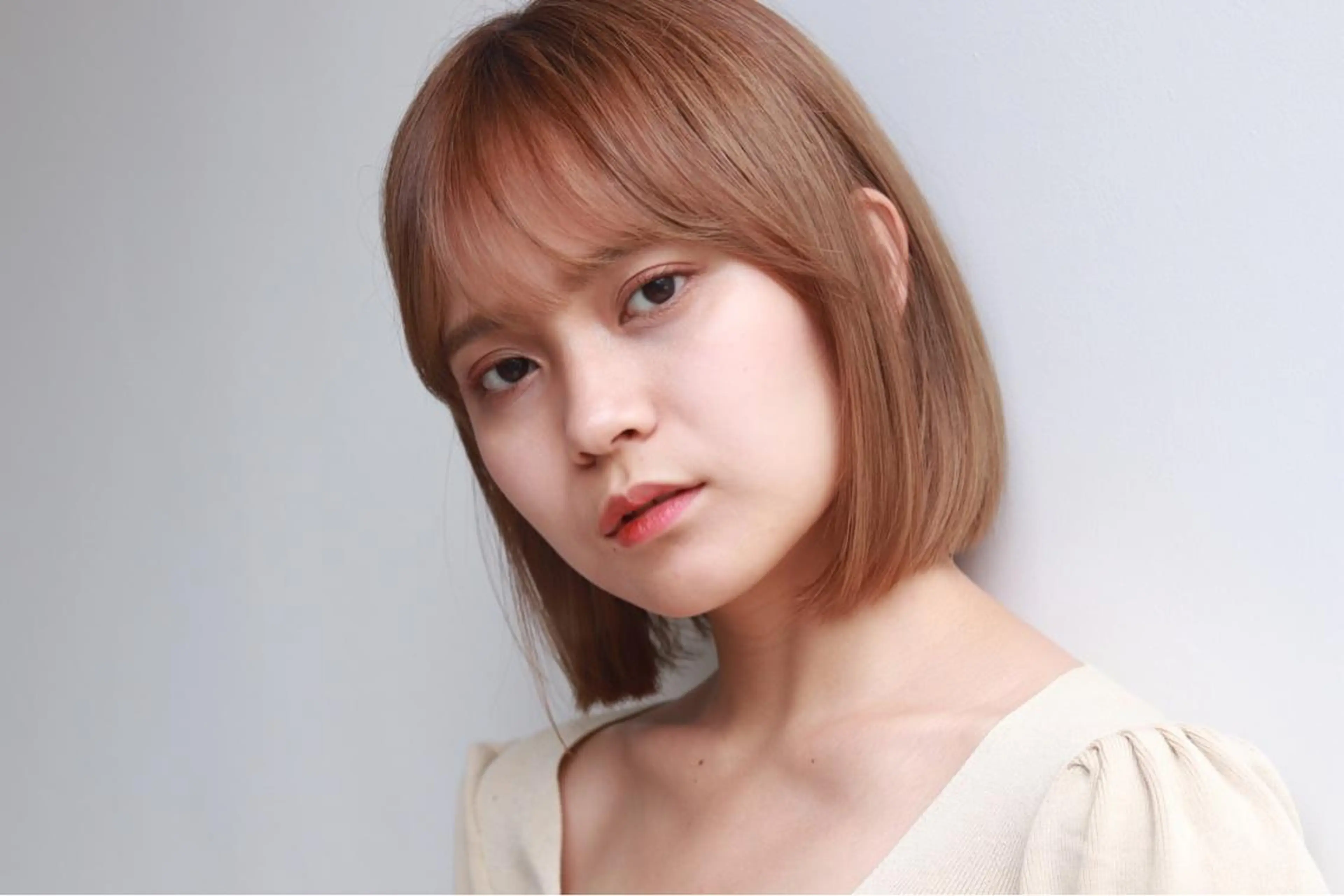 ミディアム カラー THE DAY所属・AKI HASHIMOTOのヘアスタイル