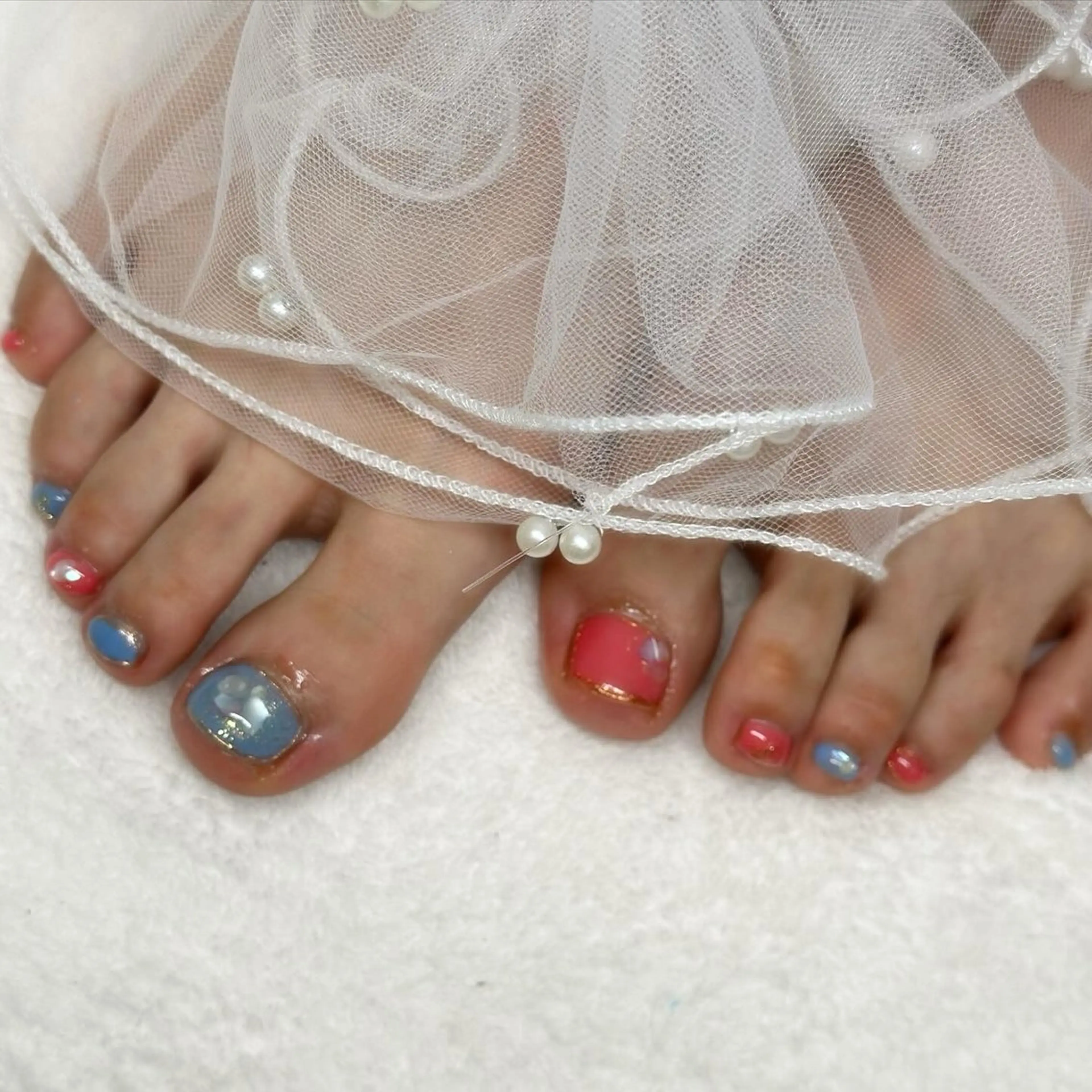 ネイル フットネイル フットネイル ri.em.da mariのネイルデザイン