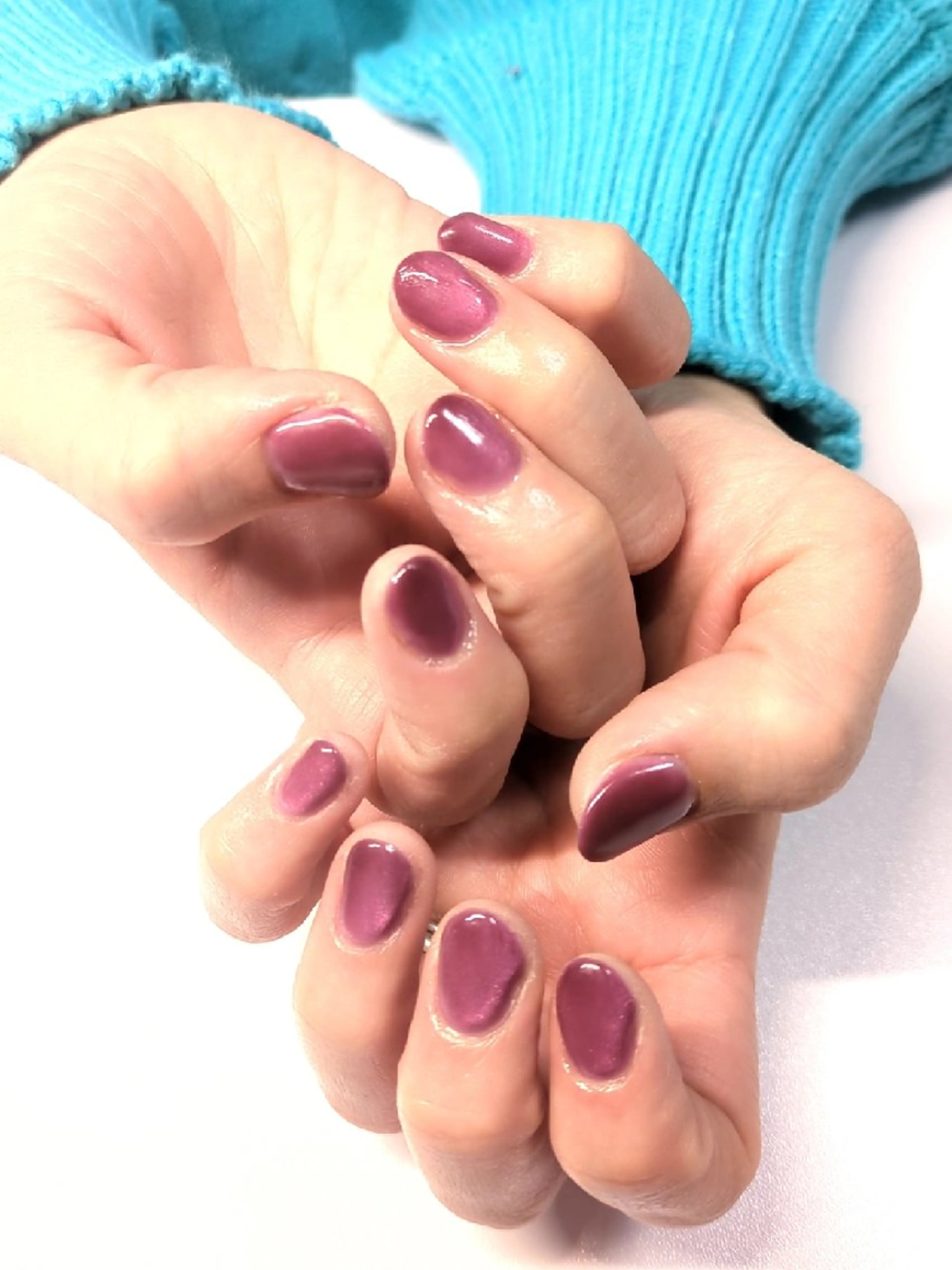 ショート ハンドネイル AQUA nailのネイルデザイン