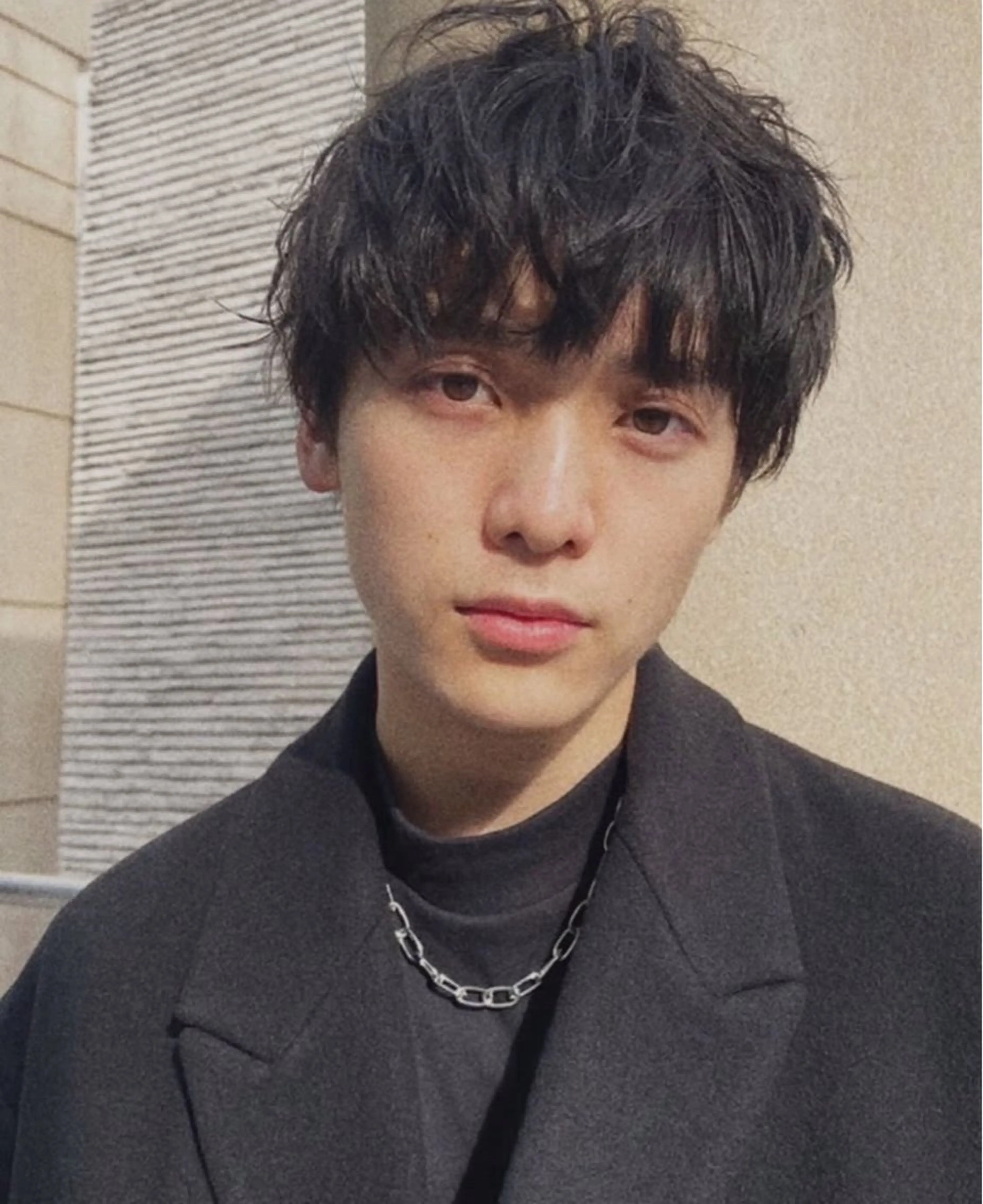 メンズ 赤木蓮/メンズ特化 パーマ/ハイトーンのヘアスタイル