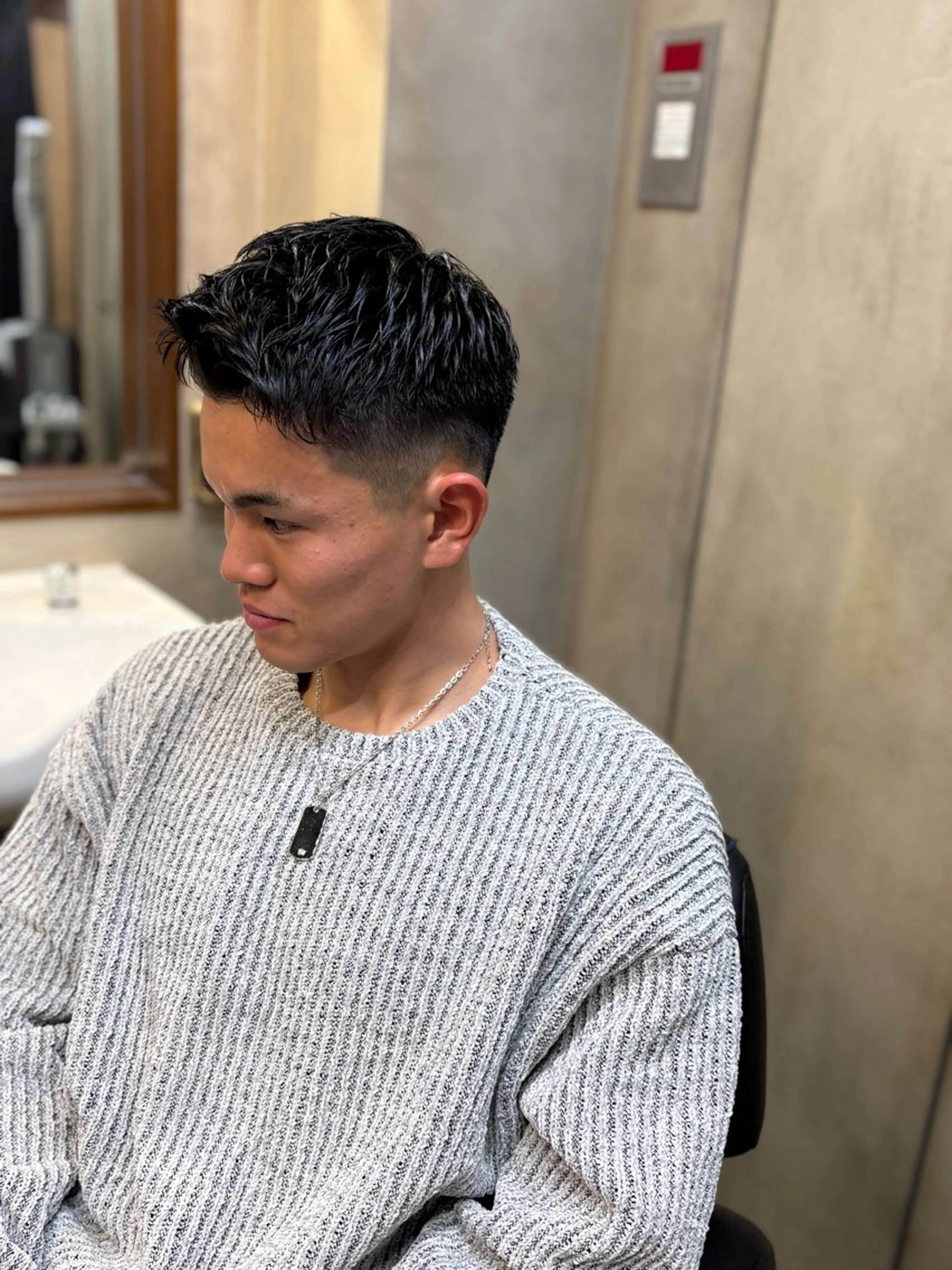 ショート ドルクス上野所属・橋上 一輝のヘアスタイル