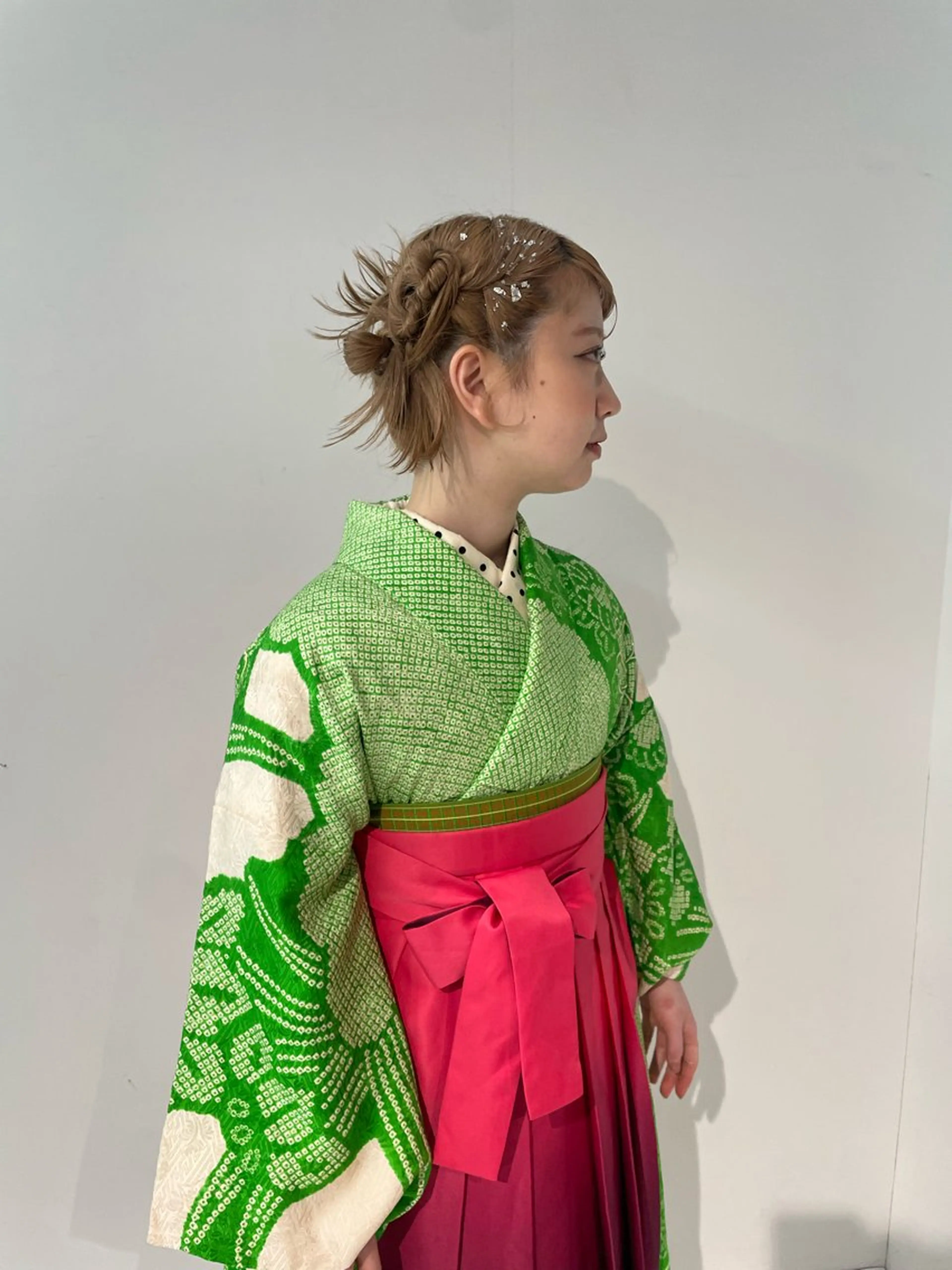 卒業式🎓袴着付けの写真