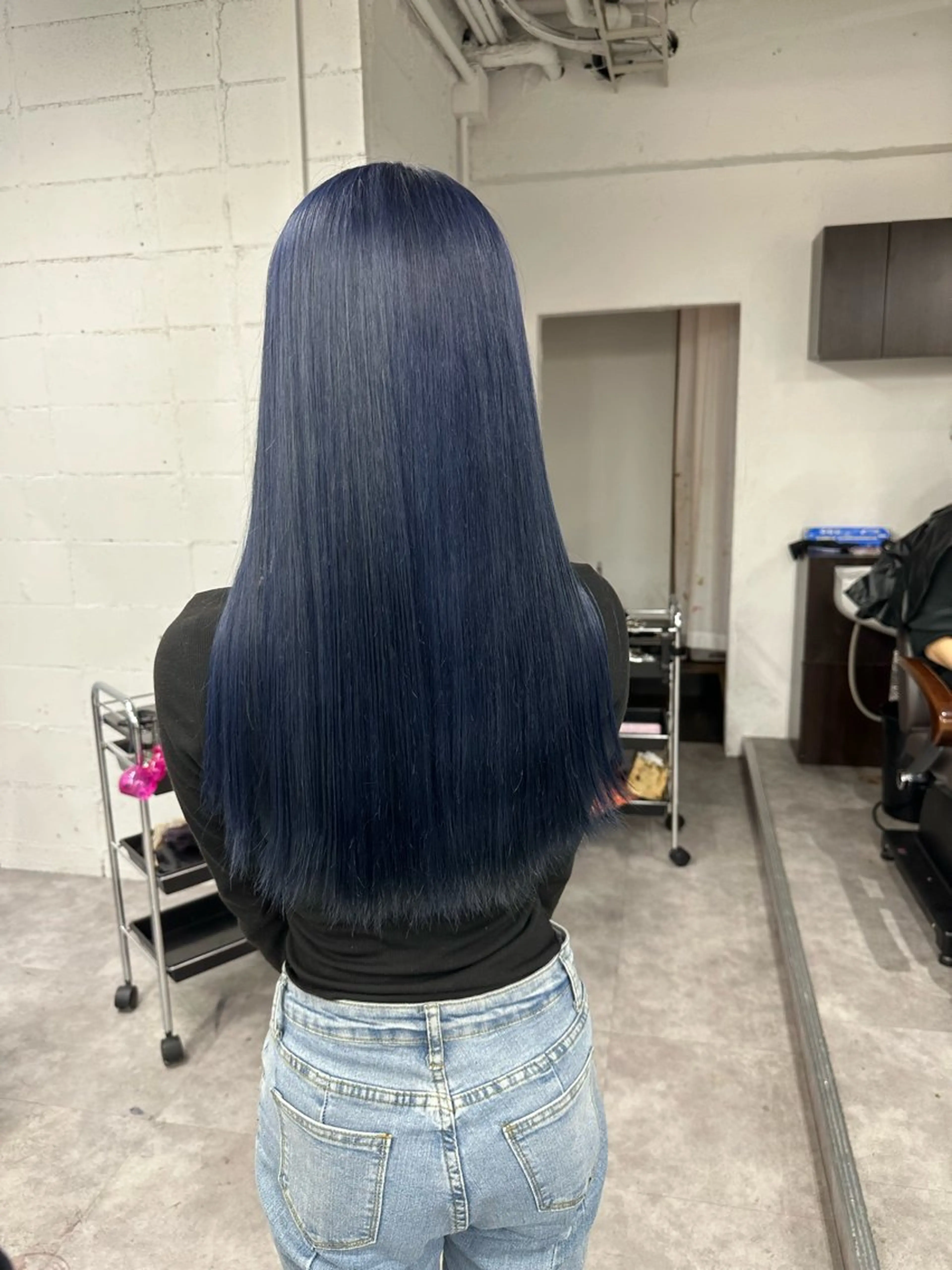 ロング カラー ヘアアレンジ ヘアカラー トリートメント 久米 治仁のヘアスタイル