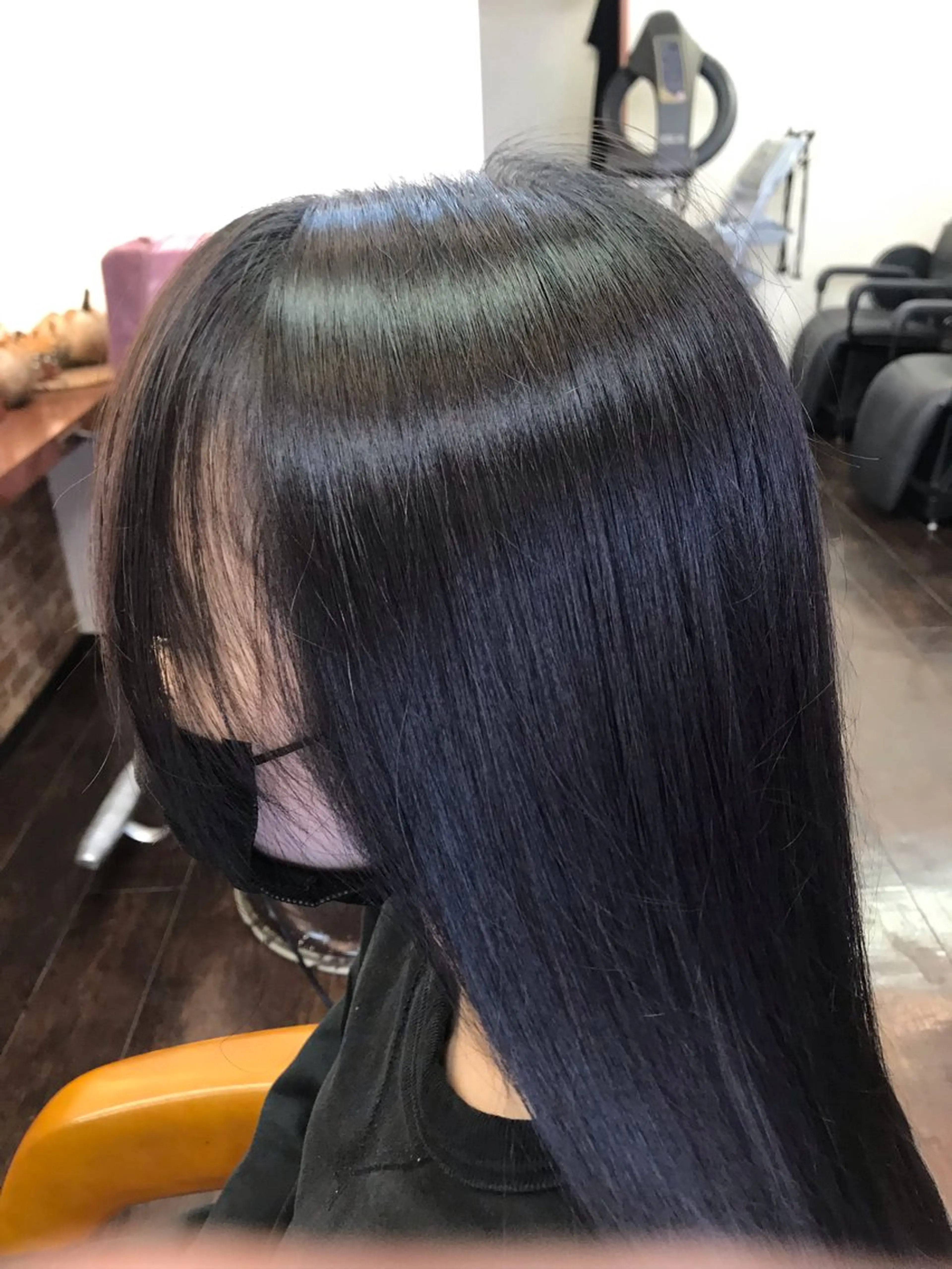 ロング パーマ ヘアカラー 桧山 真のヘアスタイル